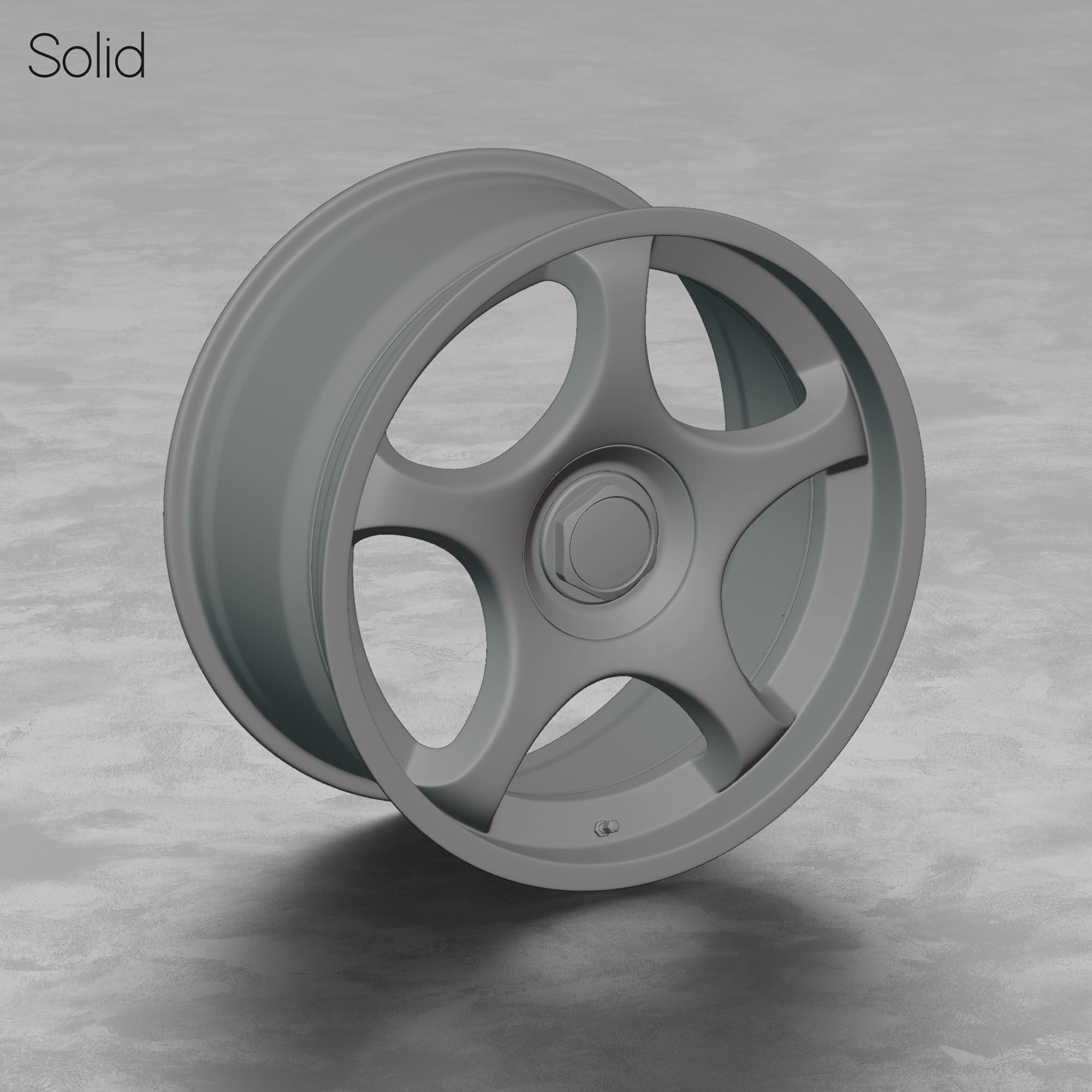 Rotiform NFN Wheel 3D Model 3D model_3