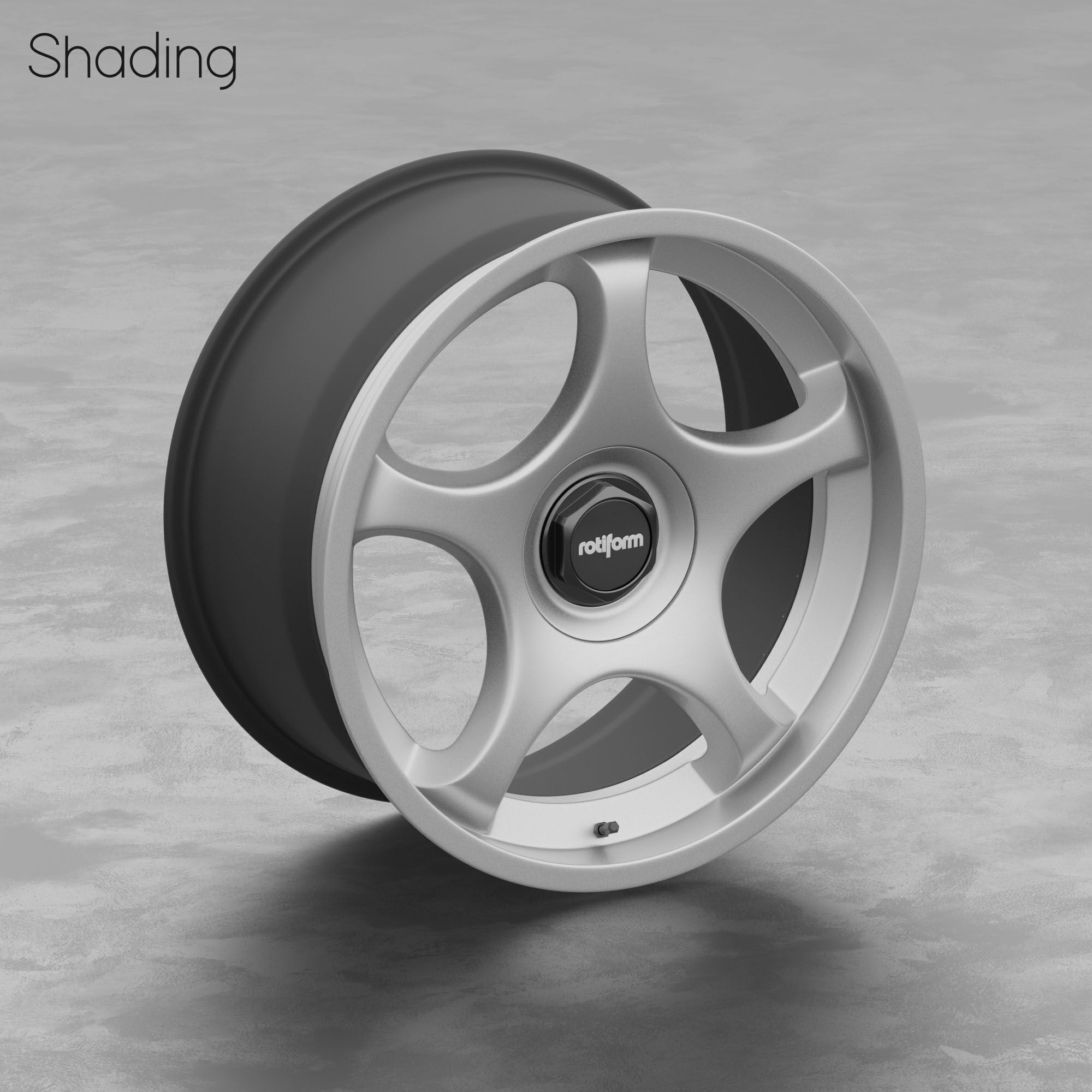 Rotiform NFN Wheel 3D Model 3D model_4