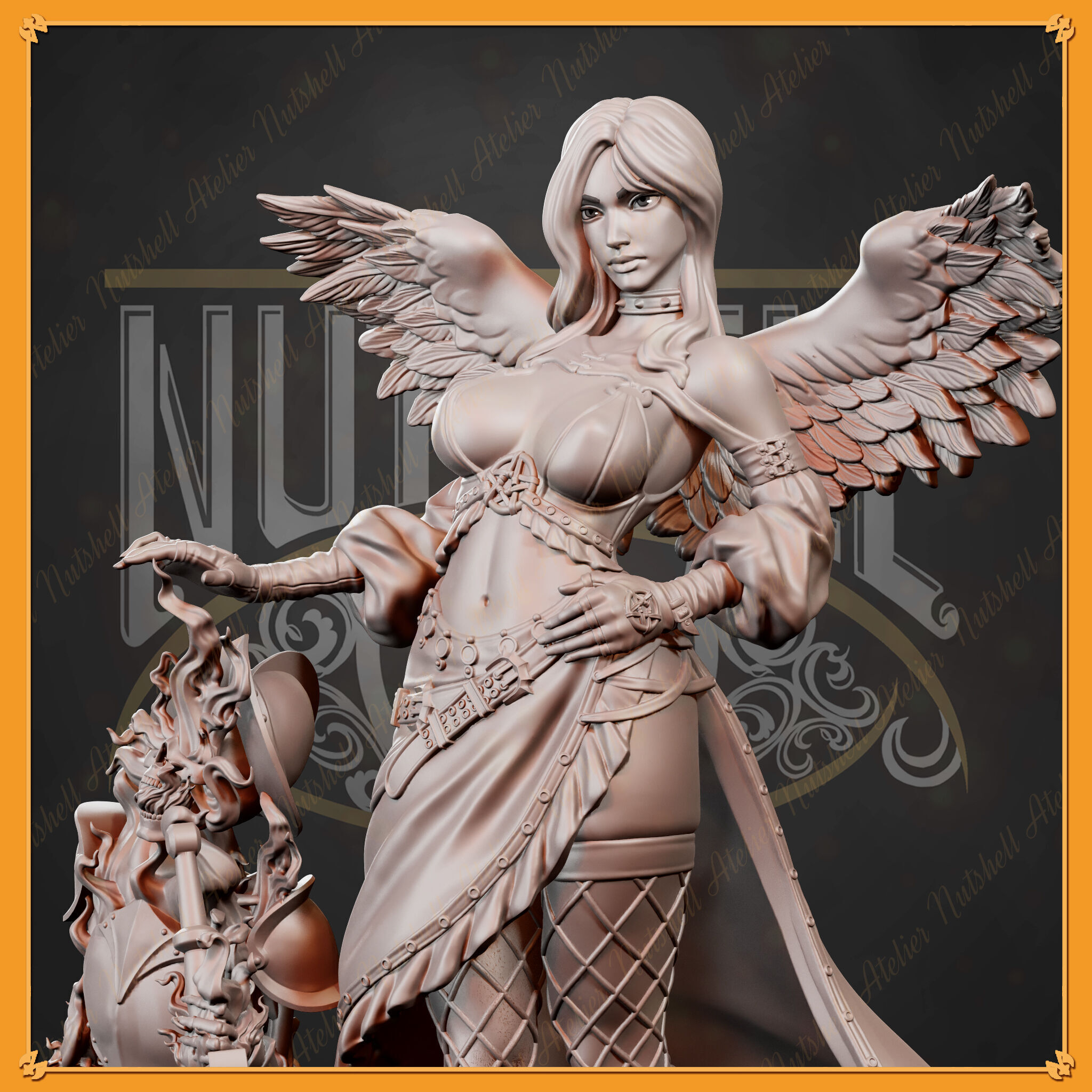 Nutshell Atelier -Necromancer -NSFW 3D print model_4
