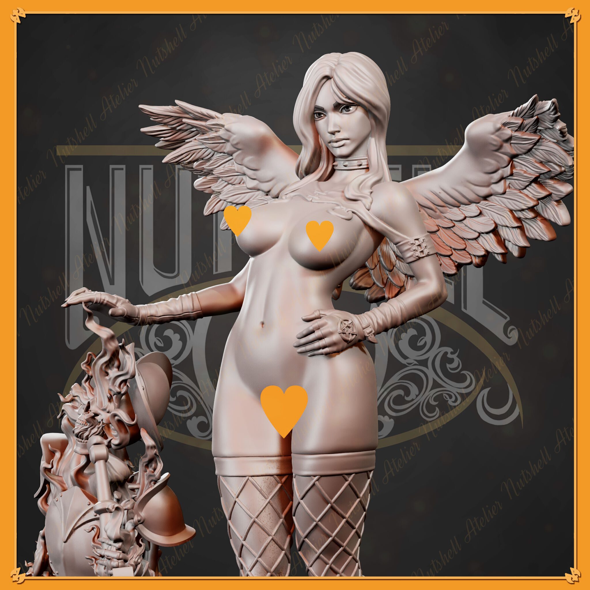 Nutshell Atelier -Necromancer -NSFW 3D print model_5