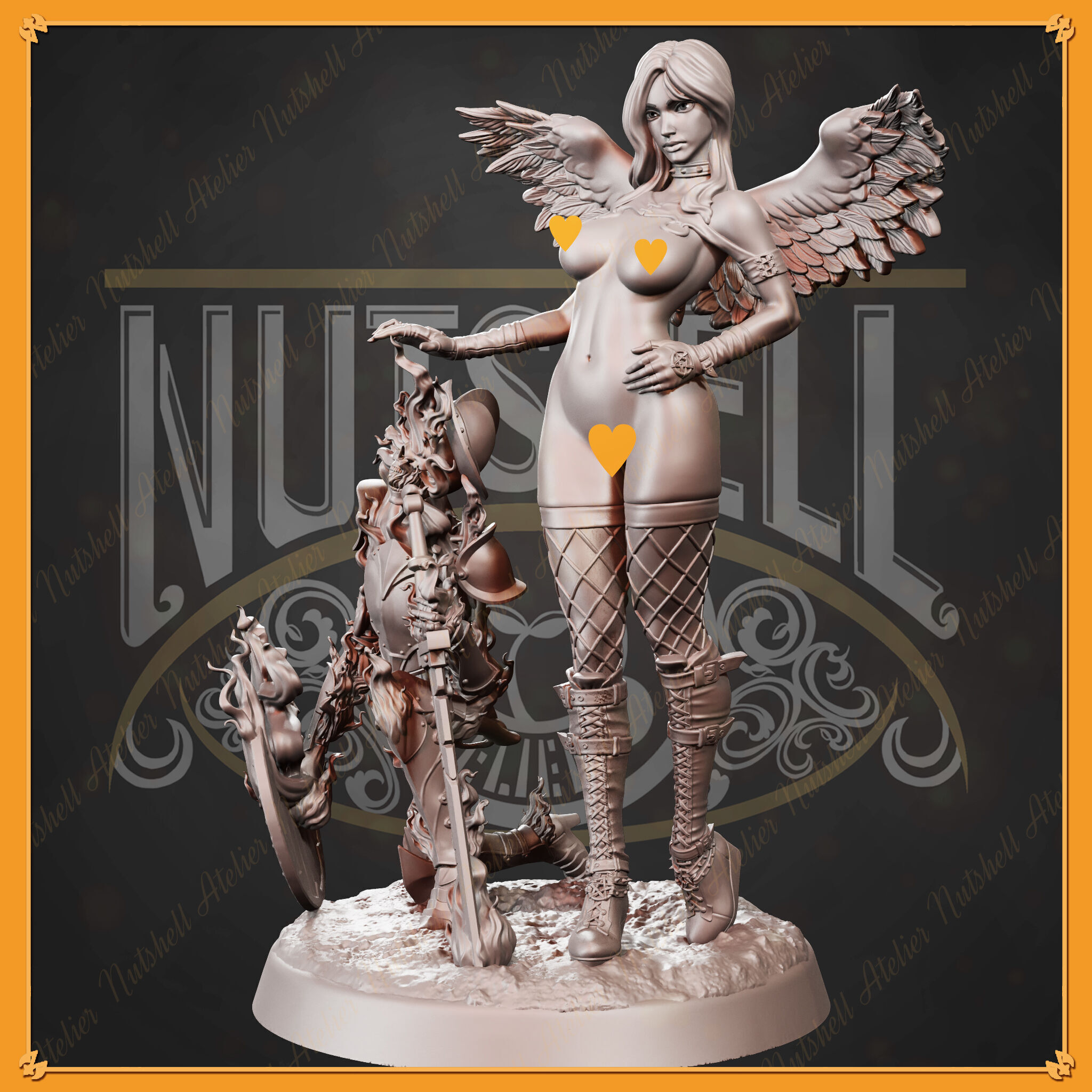 Nutshell Atelier -Necromancer -NSFW 3D print model_3