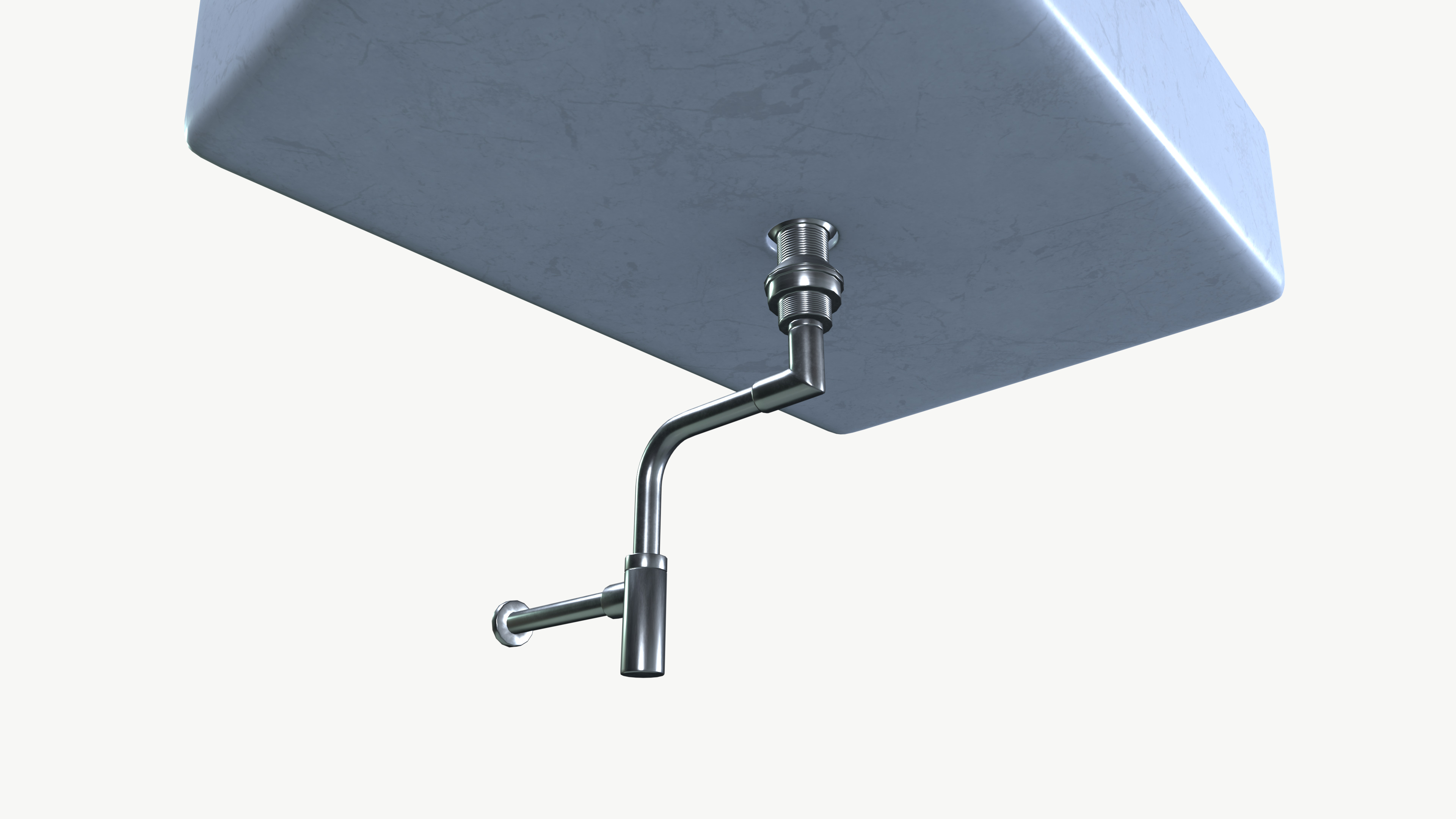 Vessel sink Low-poly 3D model_6