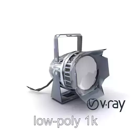 Stadium Spotlight Lighting Rig model pack