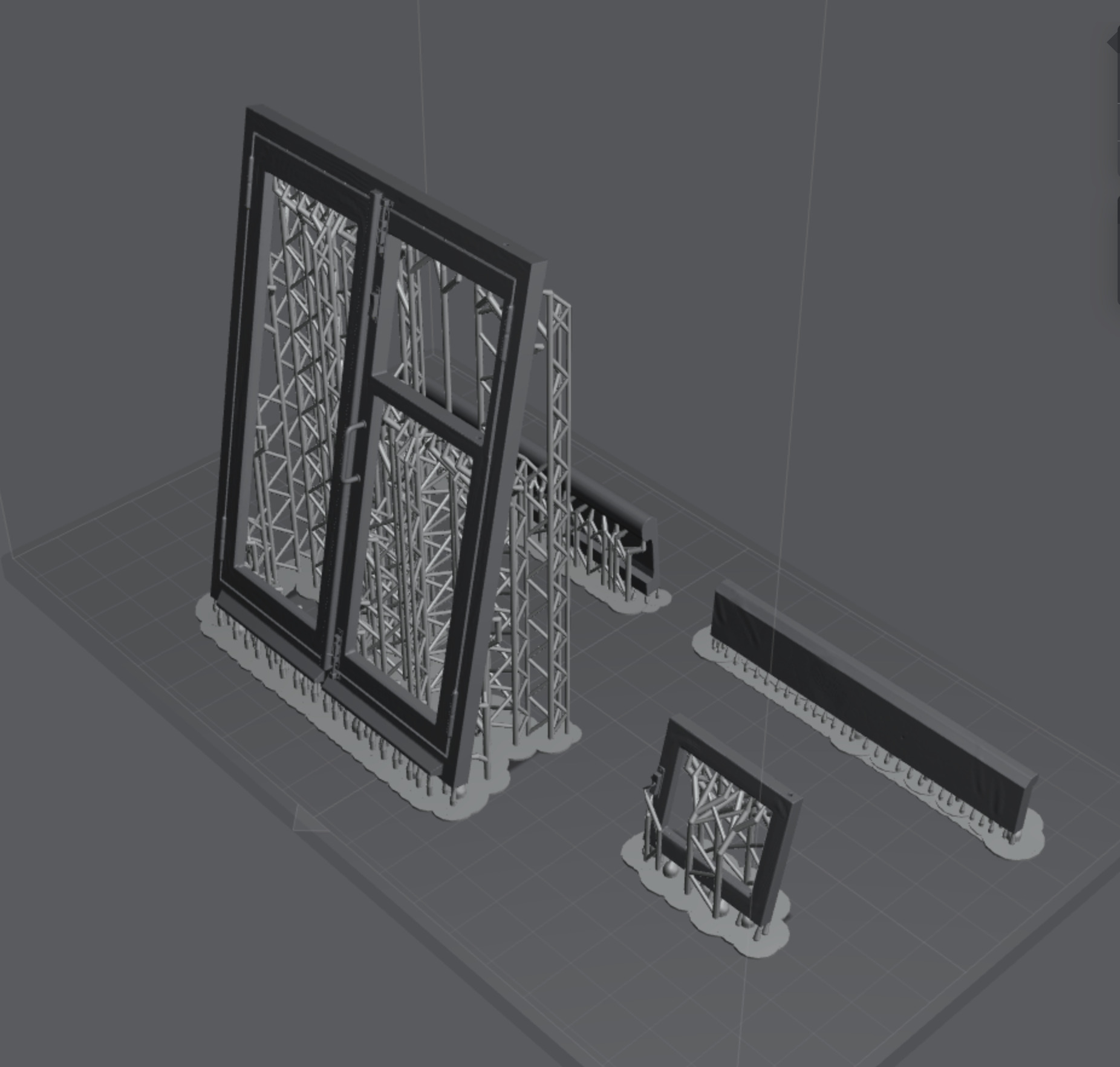 Classic Wooden Window 3D print model_9