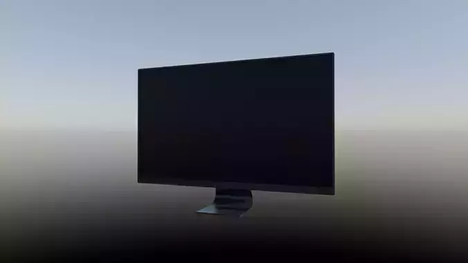 Monitor Low-poly 3D model