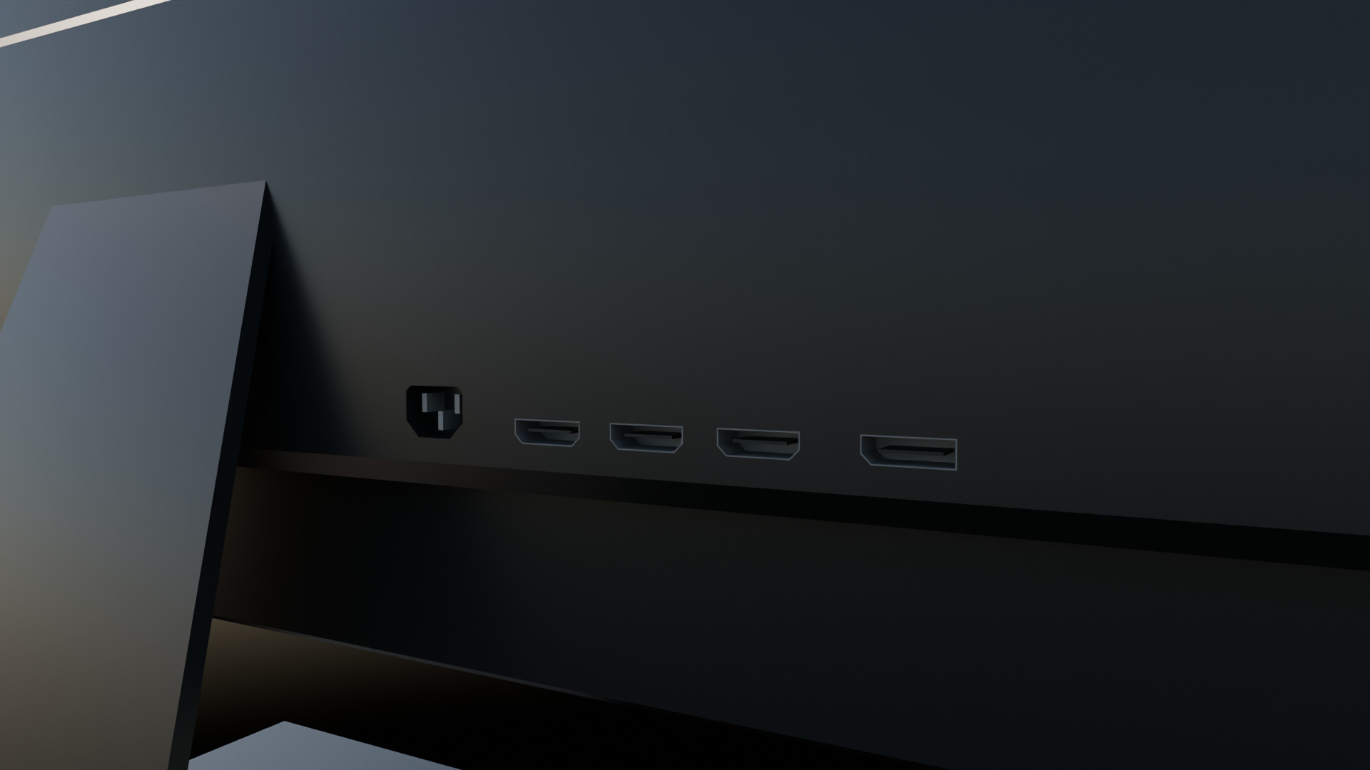 Monitor Free low-poly 3D model_2