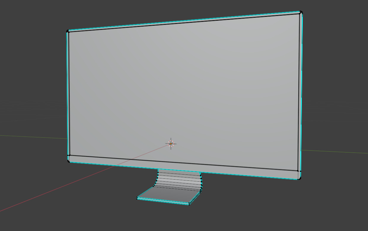 Monitor Free low-poly 3D model_3