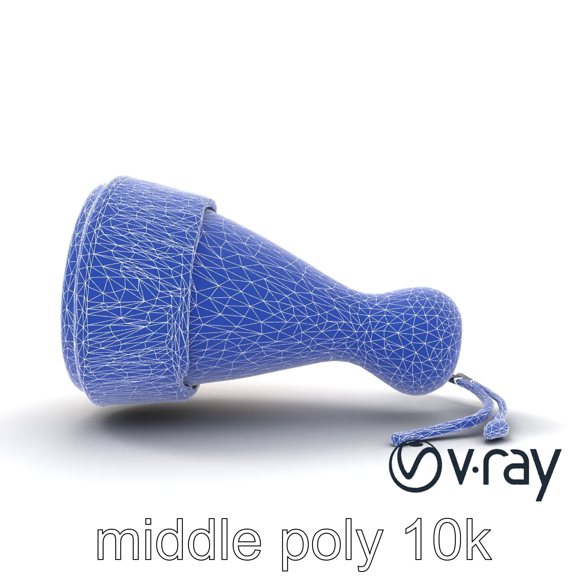 NovaPulse Djembe model pack with tribal-carved wood and LED i... Low-poly 3D model_19