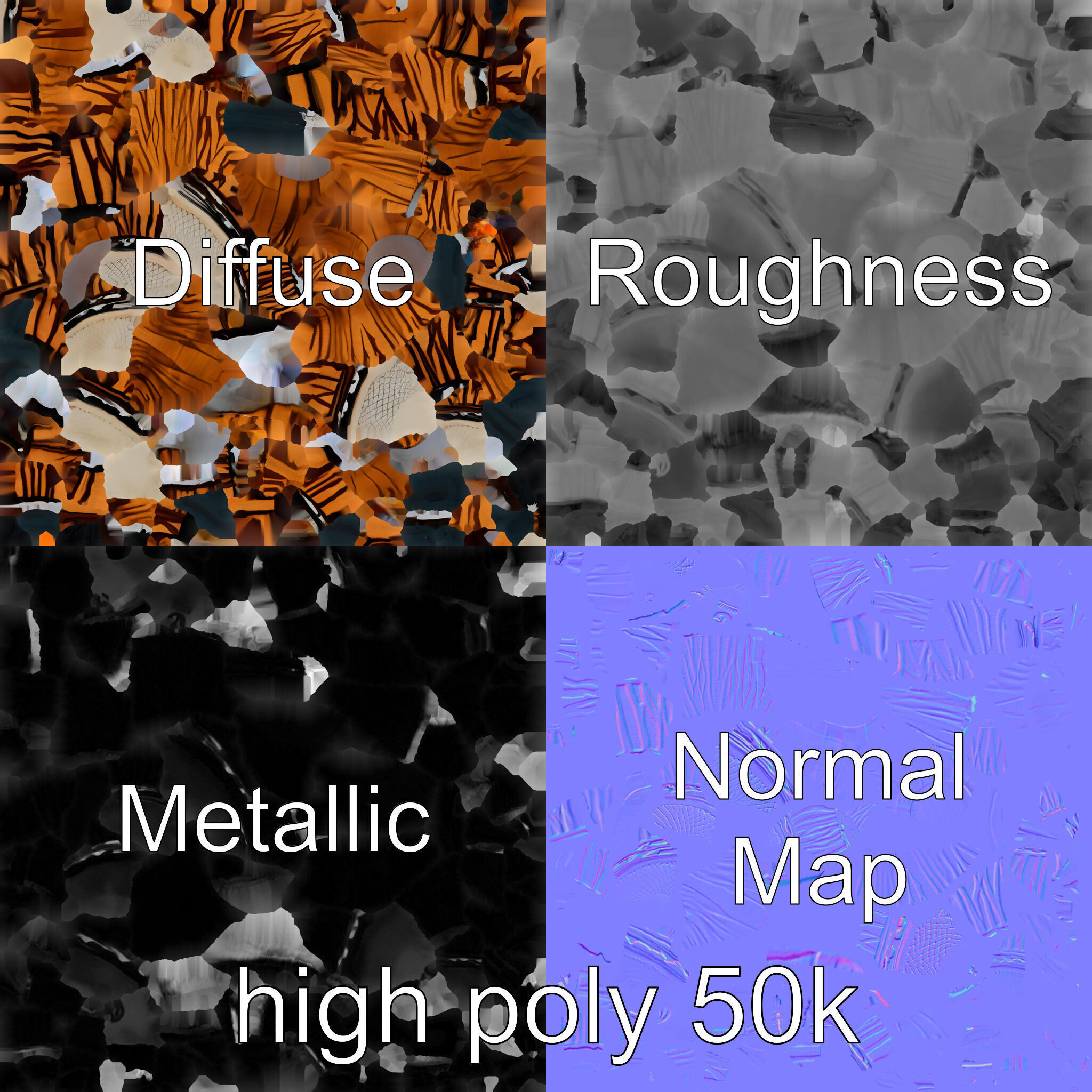 NovaPulse Djembe model pack with tribal-carved wood and LED i... Low-poly 3D model_2