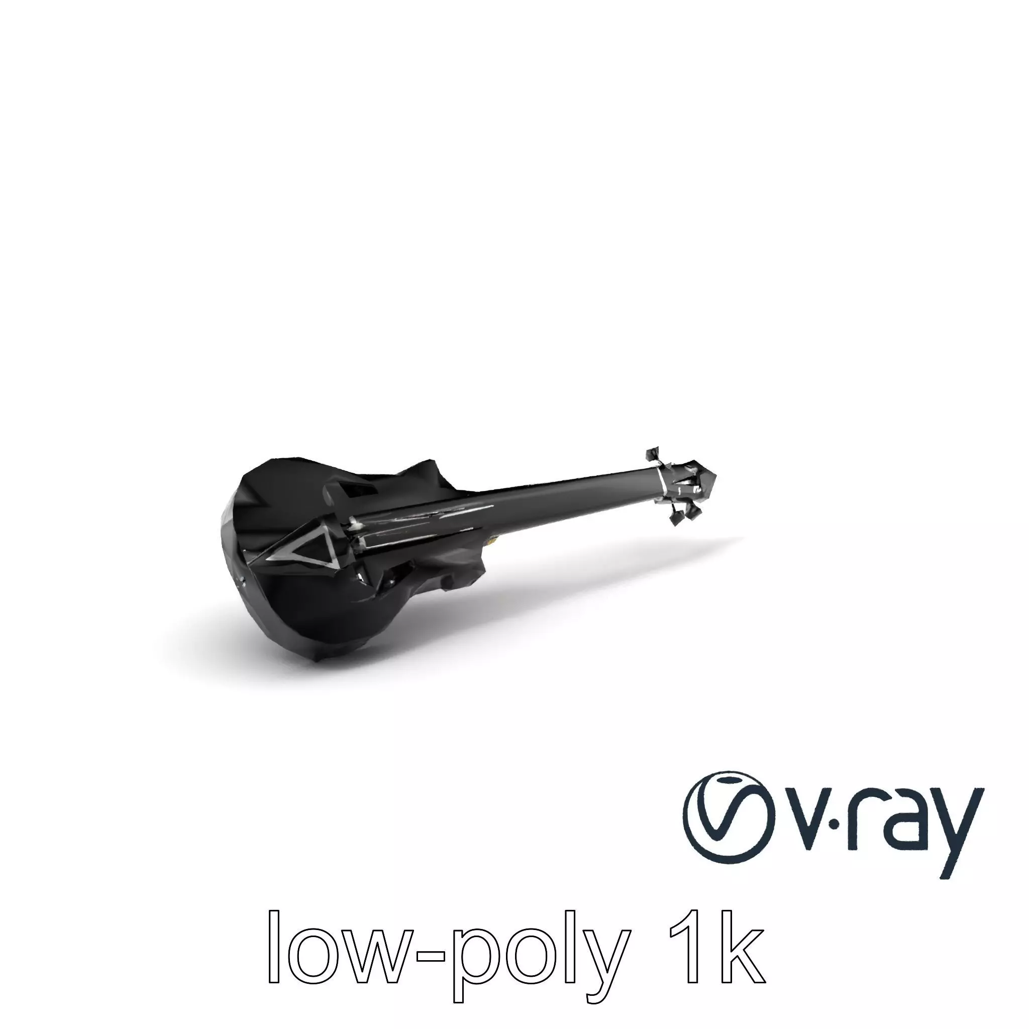 Aurora Cello carbon-fiber ergonomic model pack Low-poly 3D model_0