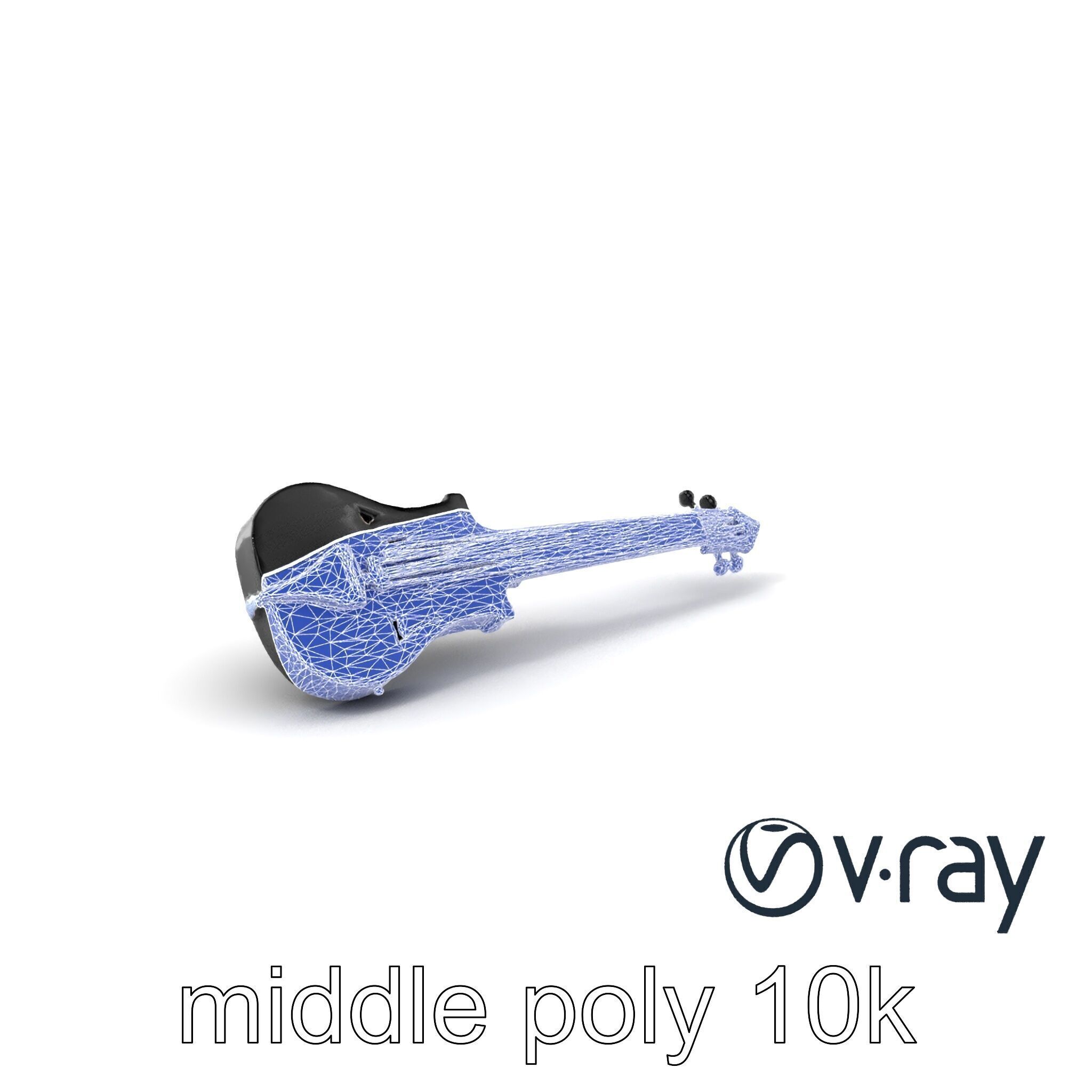 Aurora Cello carbon-fiber ergonomic model pack Low-poly 3D model_6