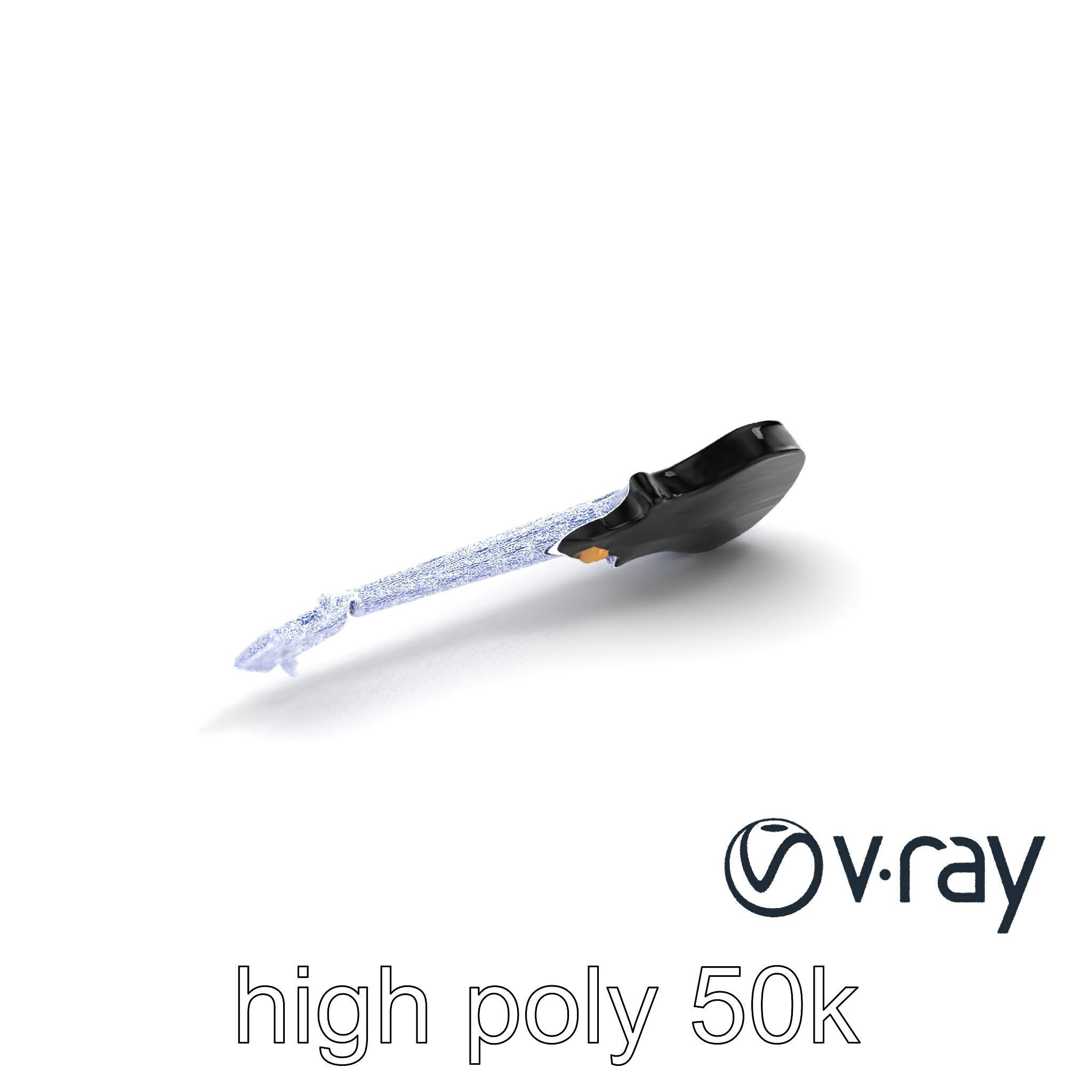 Aurora Cello carbon-fiber ergonomic model pack Low-poly 3D model_12