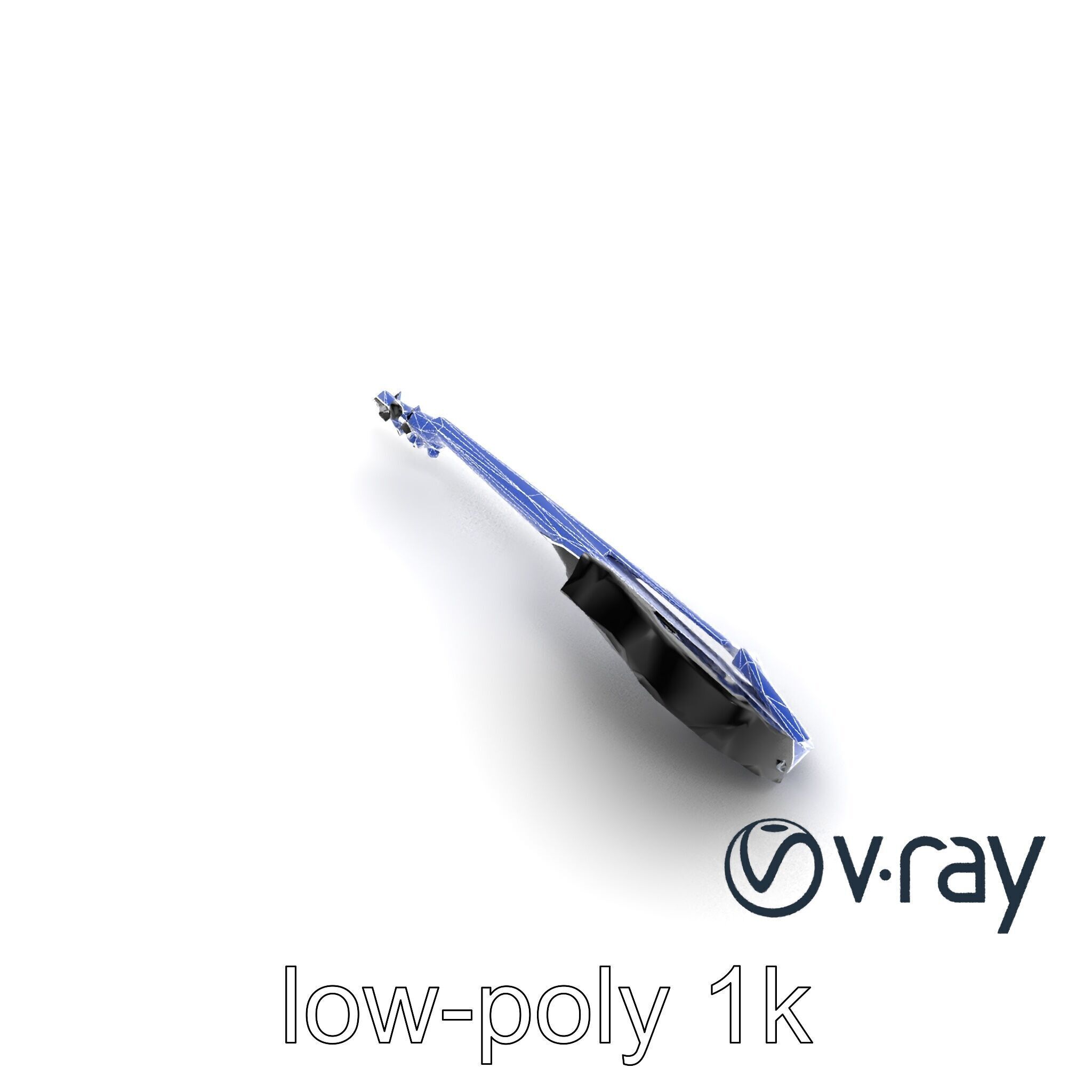 Aurora Cello carbon-fiber ergonomic model pack Low-poly 3D model_27