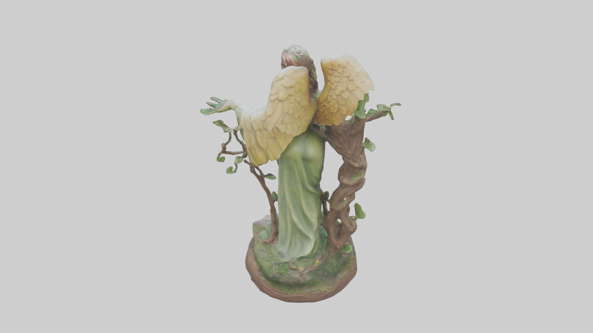 Natures Promise Statue model Low-poly 3D model_15