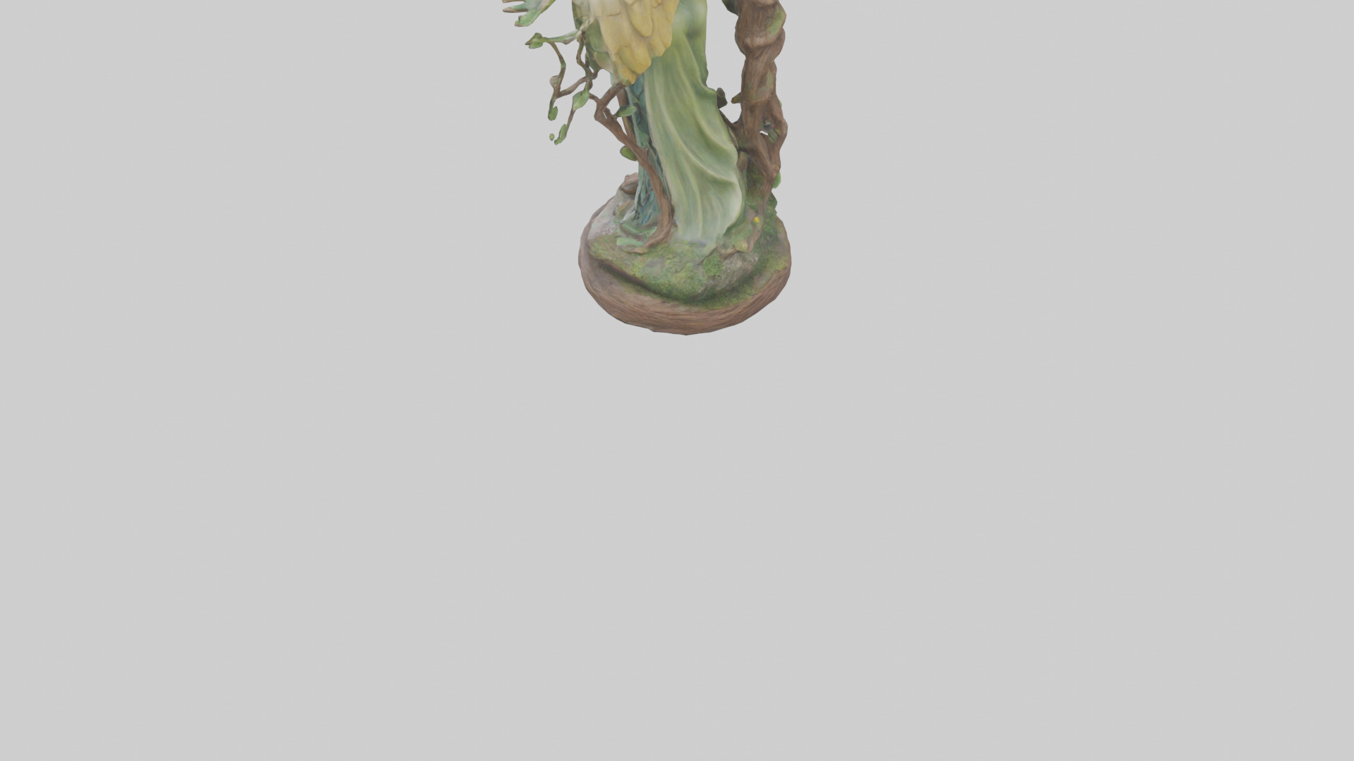 Natures Promise Statue model Low-poly 3D model_3