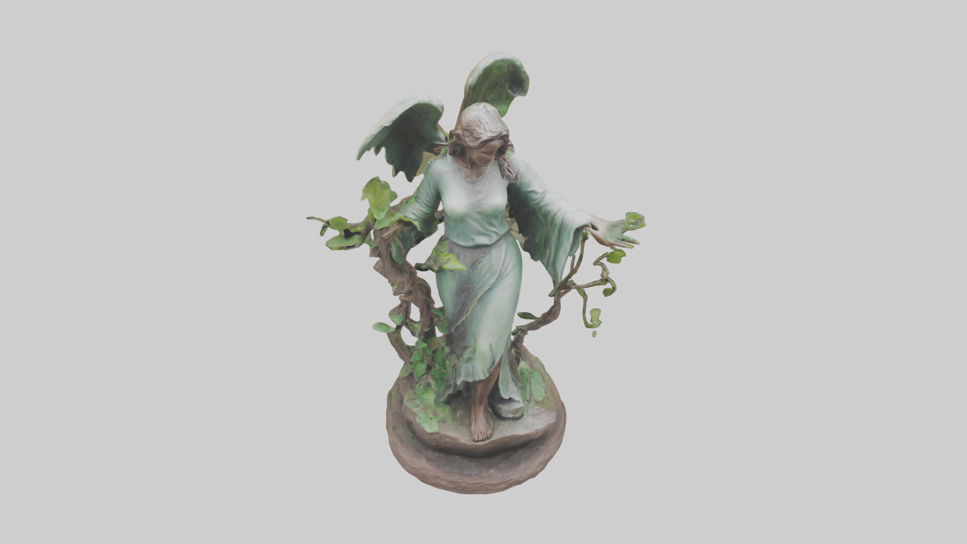 Natures Promise Statue model Low-poly 3D model_16