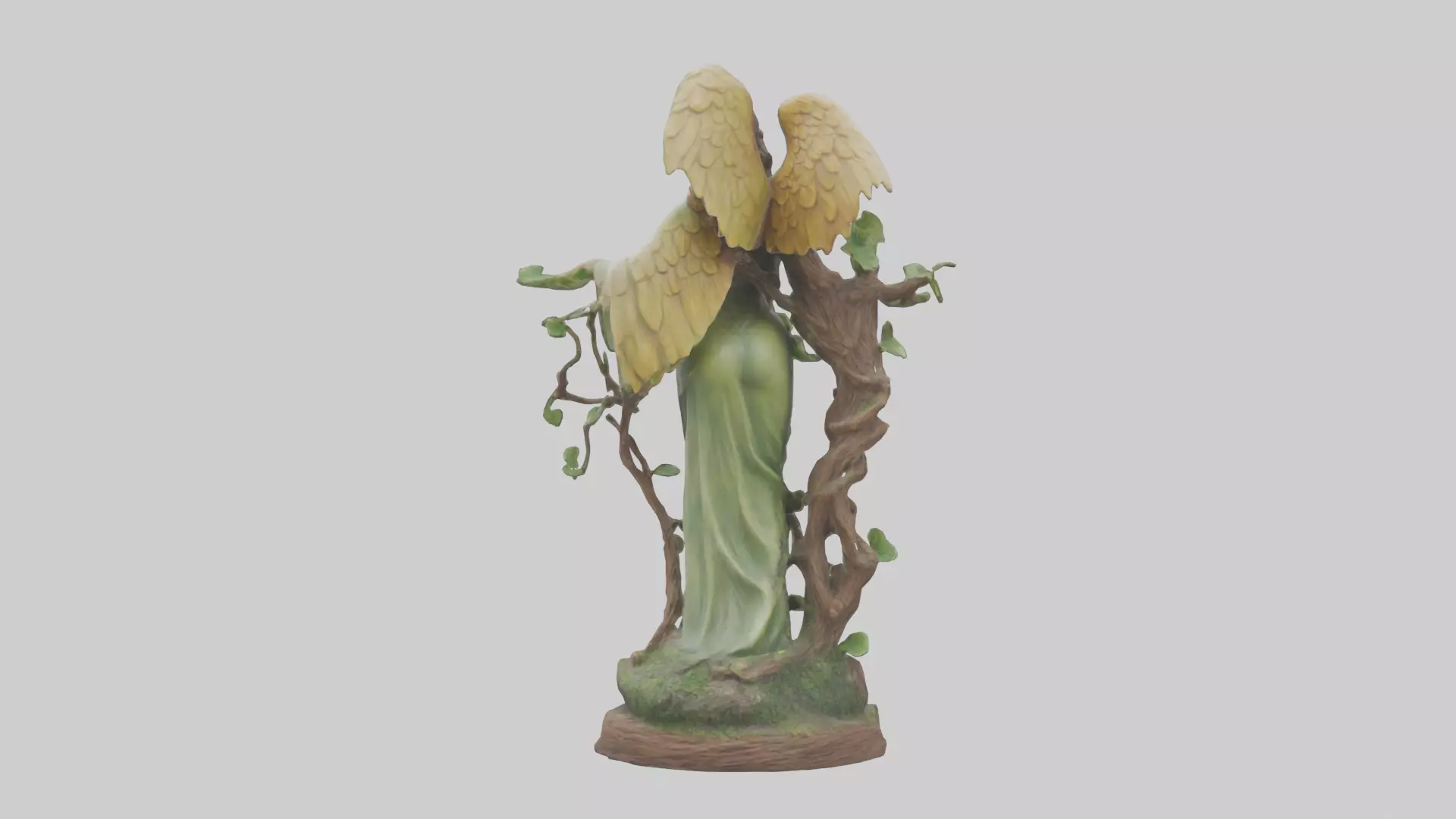 Natures Promise Statue model Low-poly 3D model_0