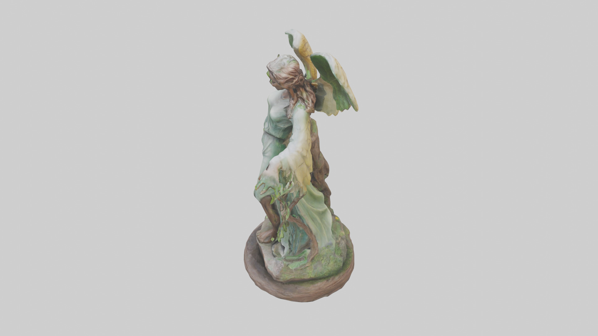 Natures Promise Statue model Low-poly 3D model_17