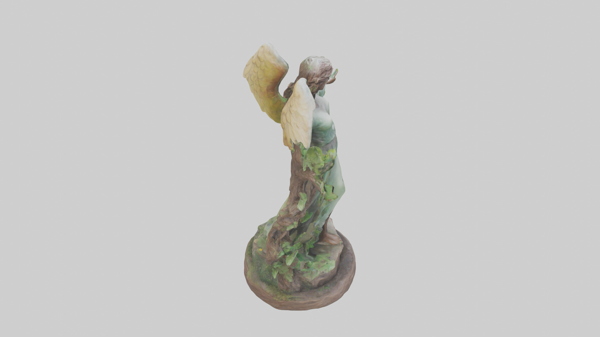 Natures Promise Statue model Low-poly 3D model_18