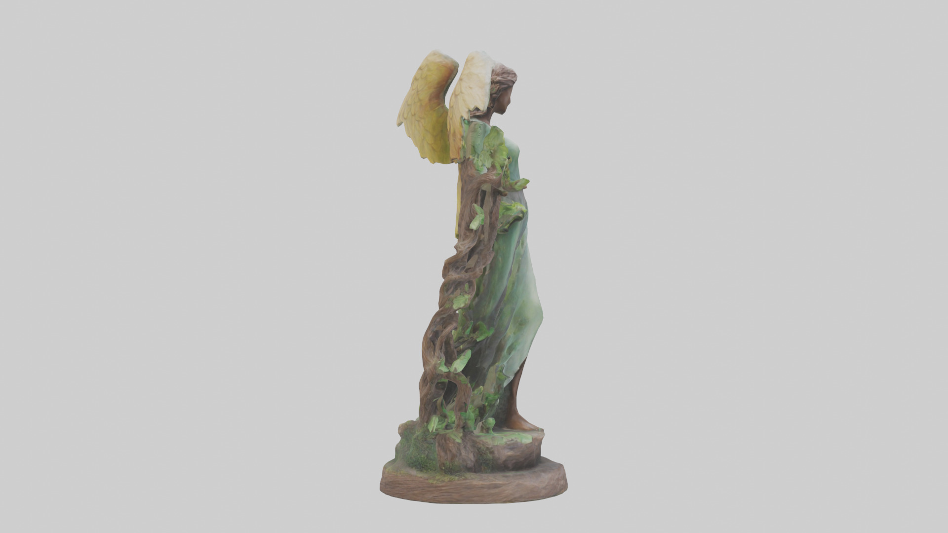 Natures Promise Statue model Low-poly 3D model_13