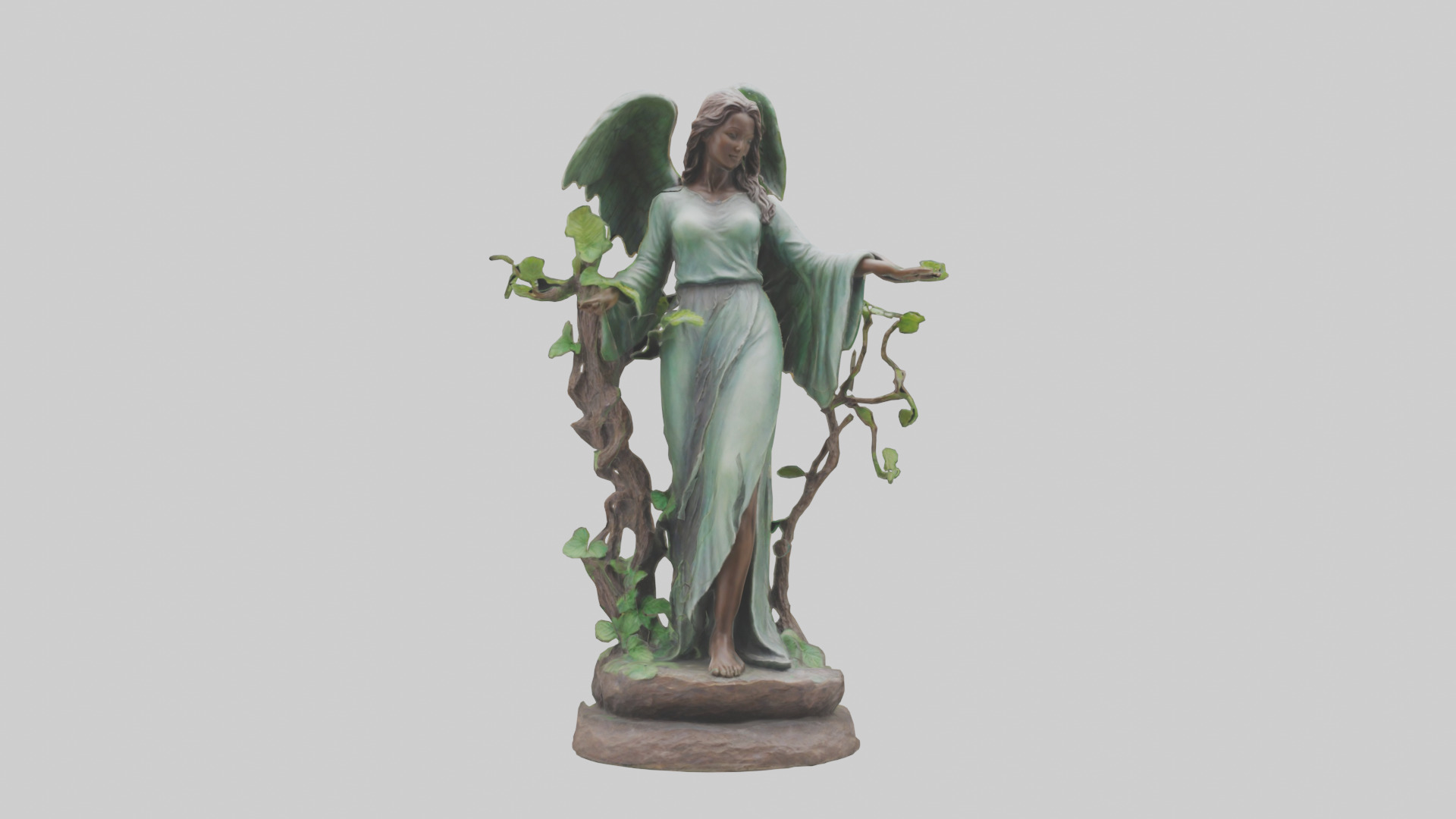Natures Promise Statue model Low-poly 3D model_9