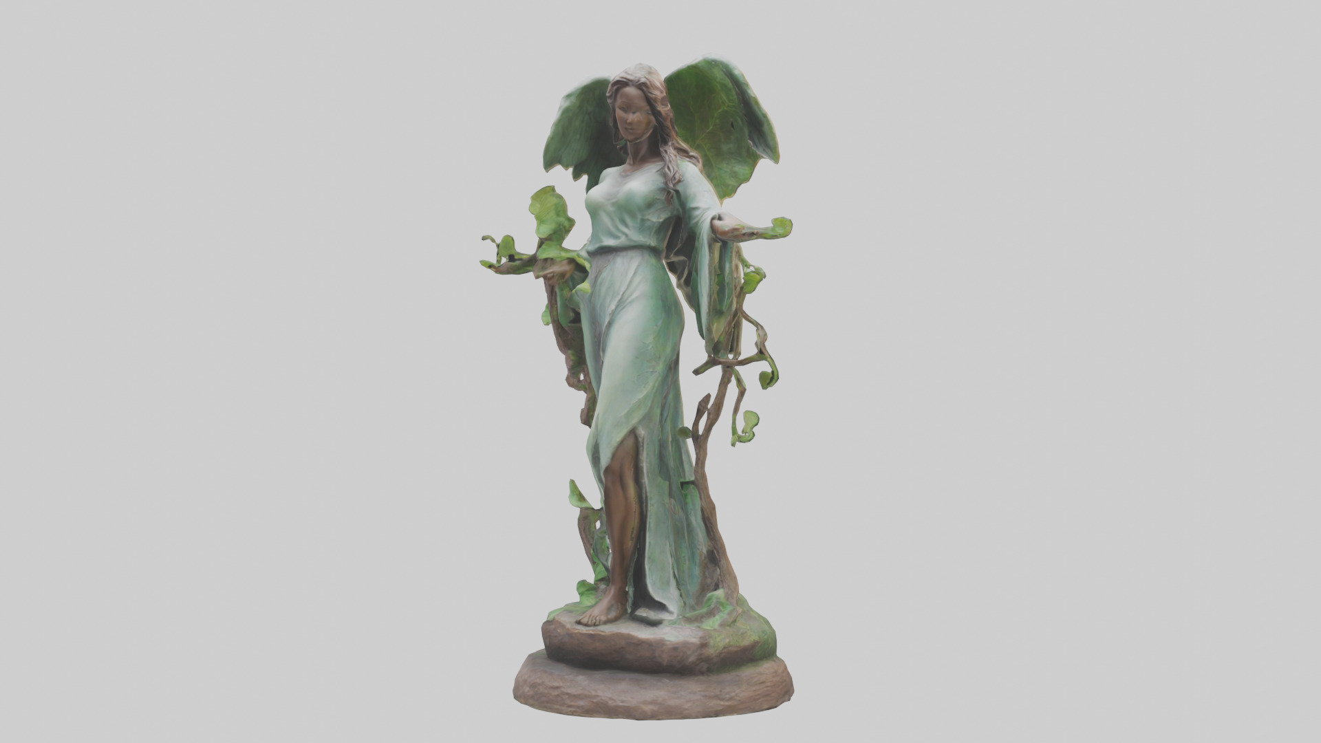 Natures Promise Statue model Low-poly 3D model_8
