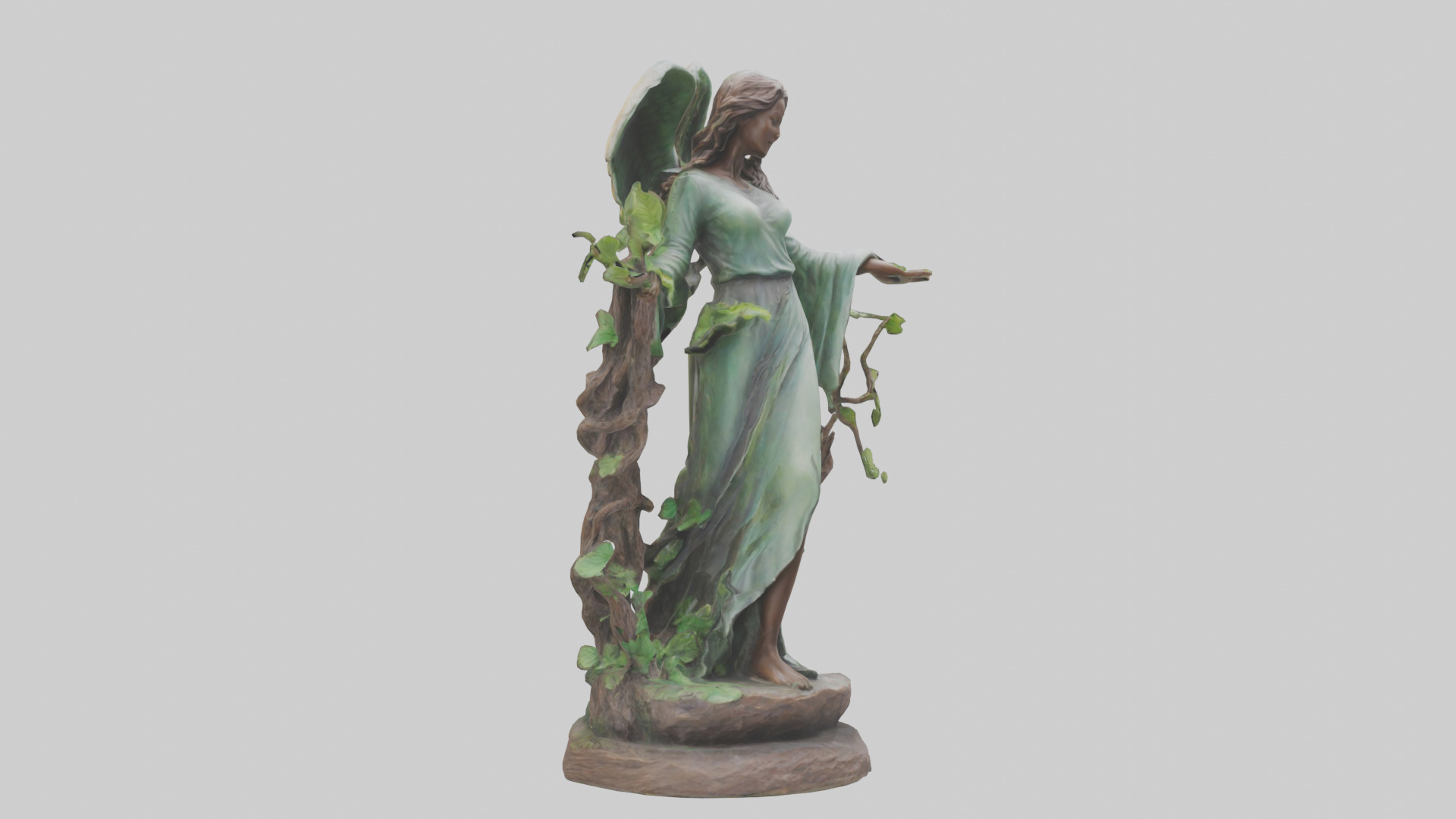 Natures Promise Statue model Low-poly 3D model_11