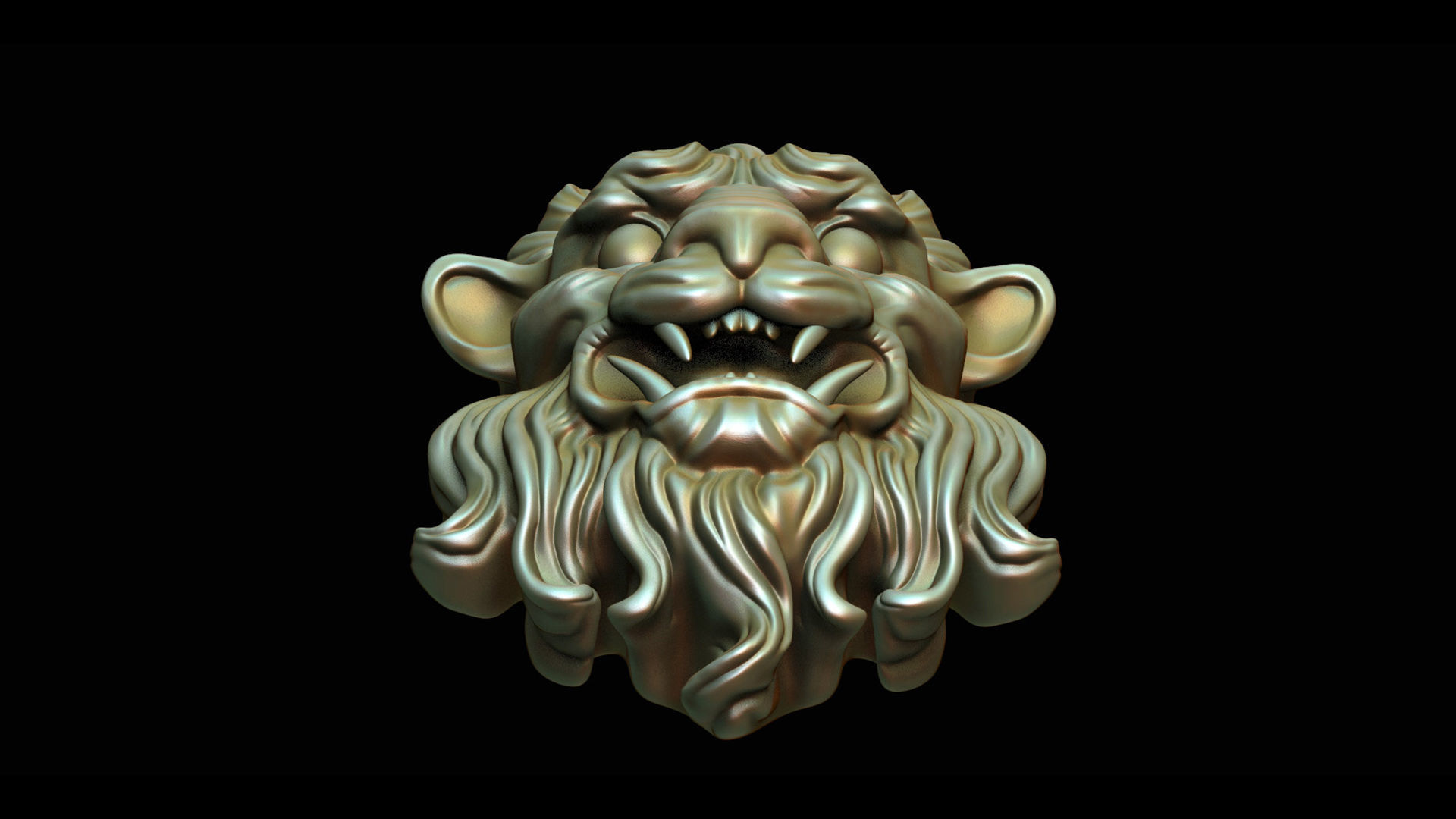 Collection-4  Jewelry Mask   I  3D Sculpting _16