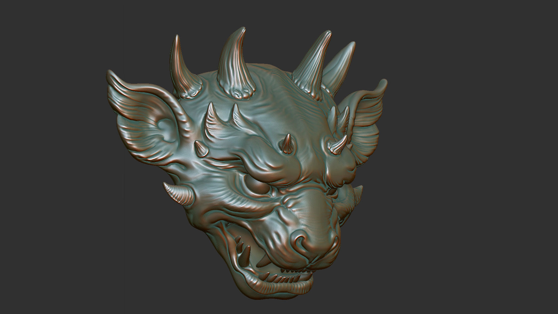 Collection-4  Jewelry Mask   I  3D Sculpting _12