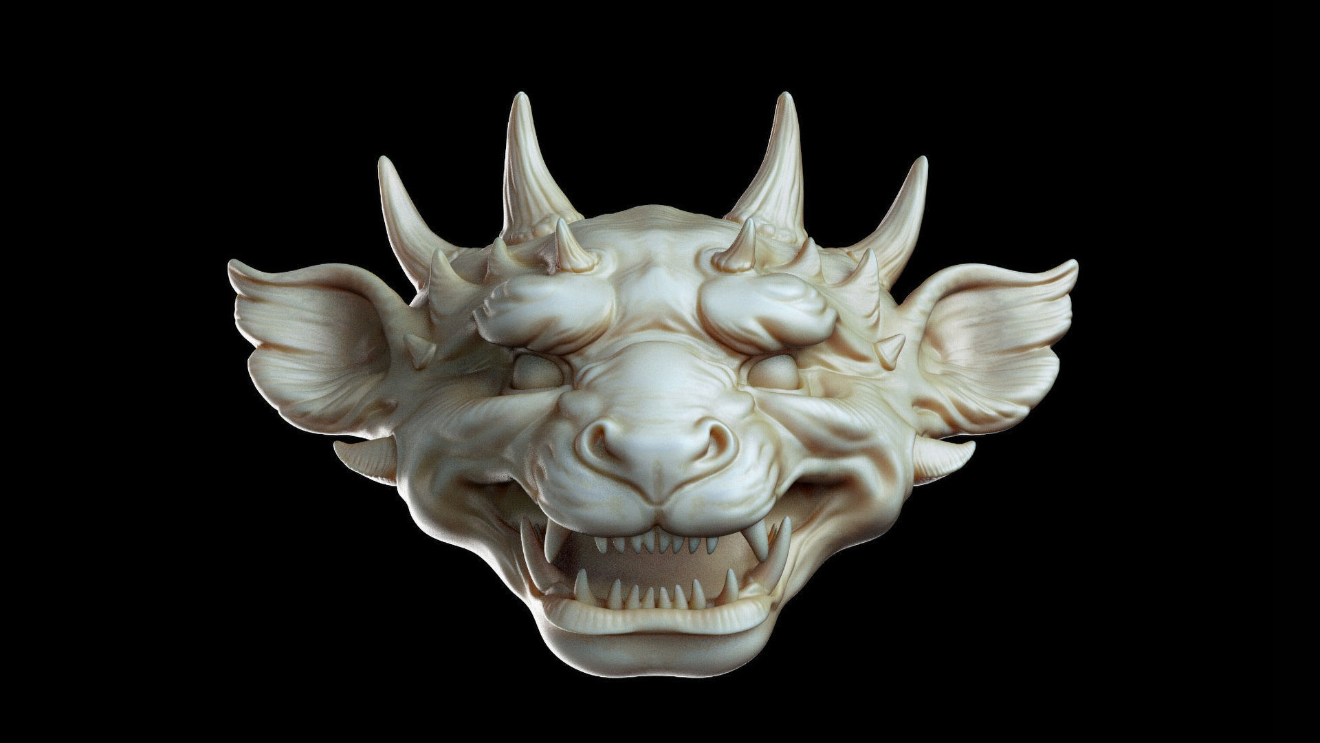 Collection-4  Jewelry Mask   I  3D Sculpting _7