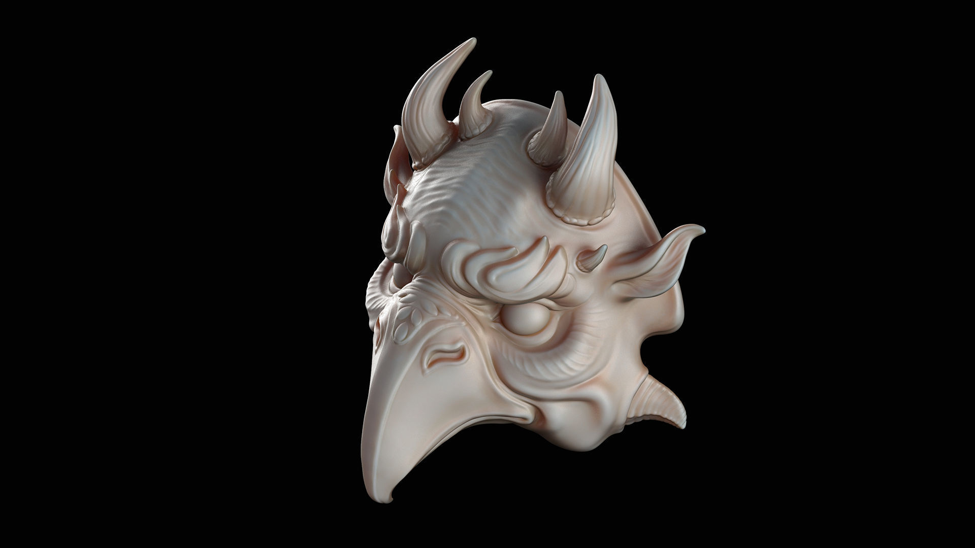 Collection-4  Jewelry Mask   I  3D Sculpting _25