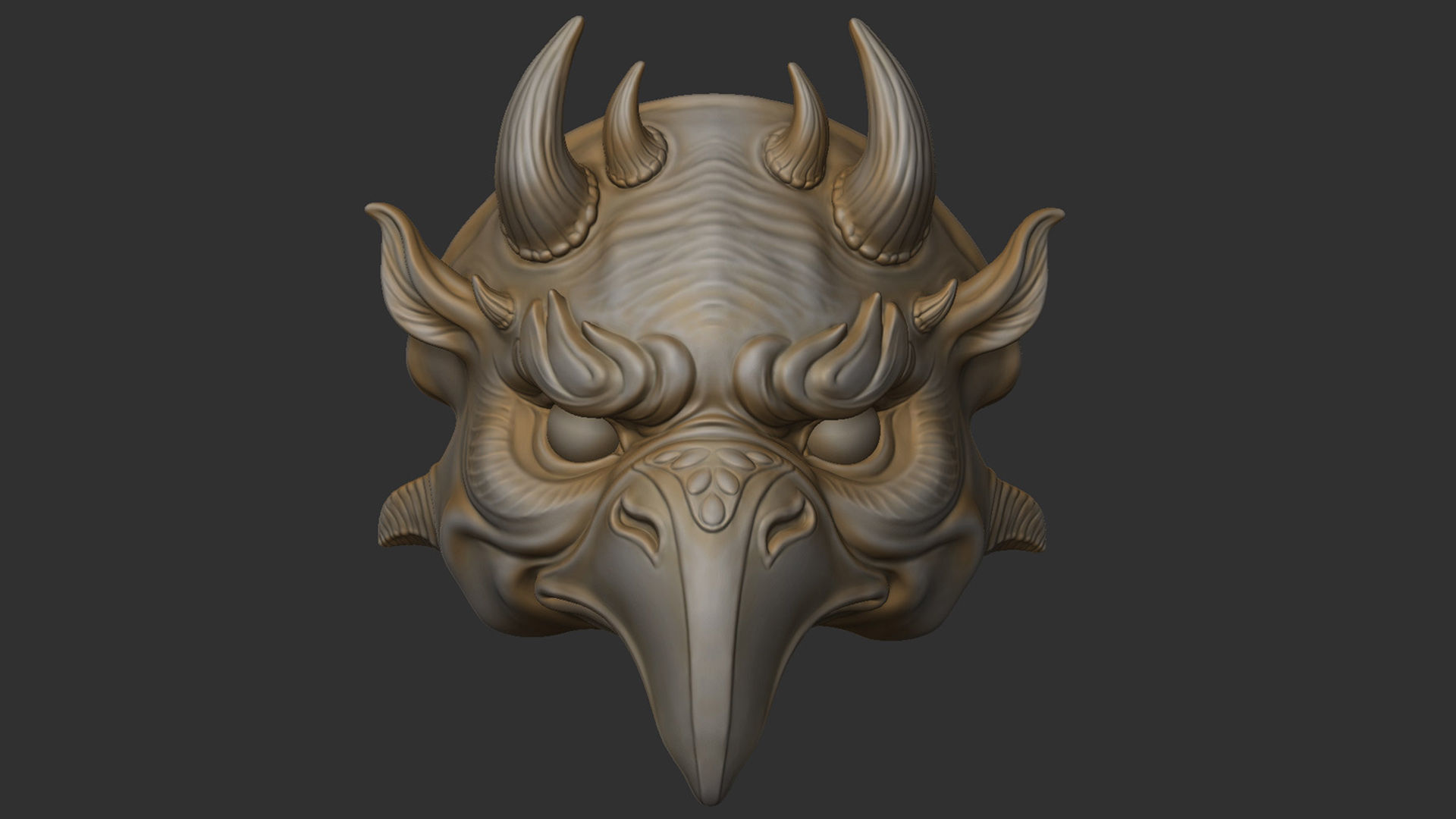 Collection-4  Jewelry Mask   I  3D Sculpting _30