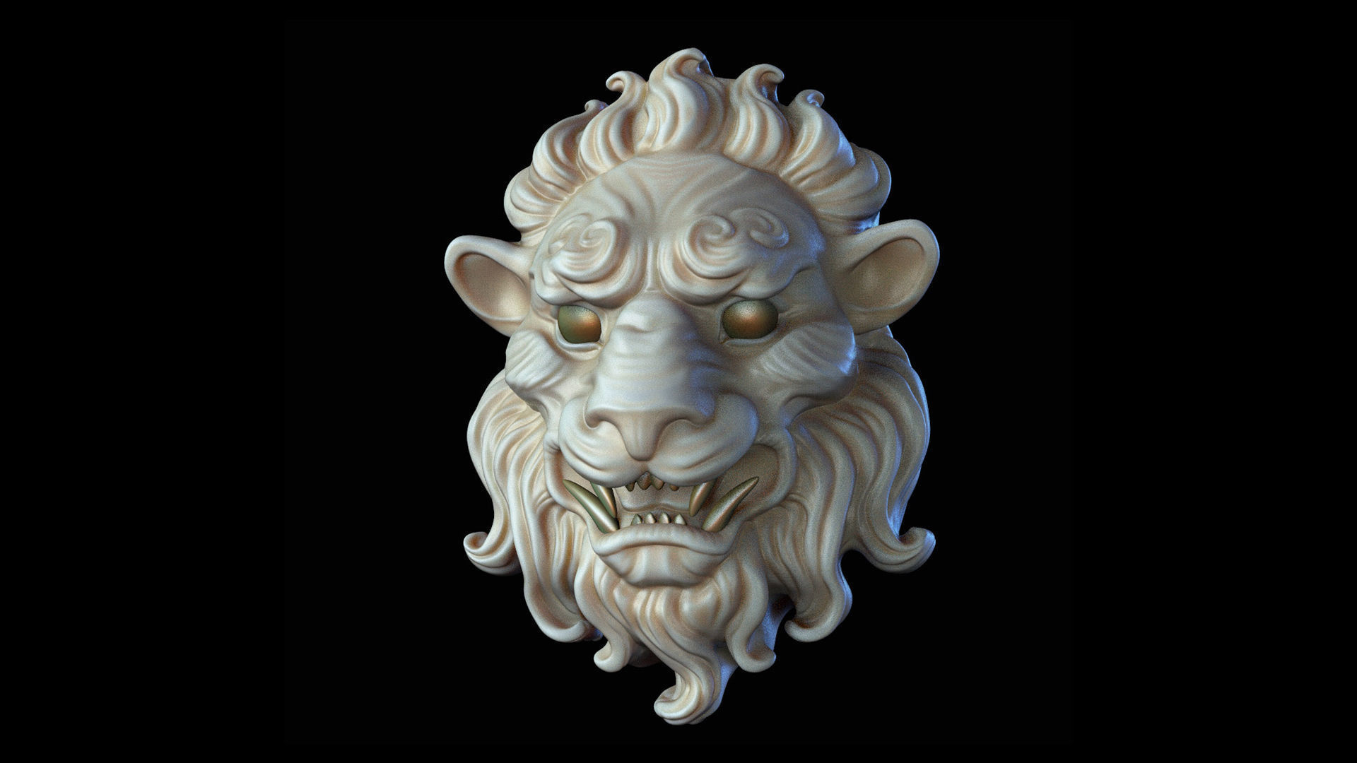 Collection-4  Jewelry Mask   I  3D Sculpting _21