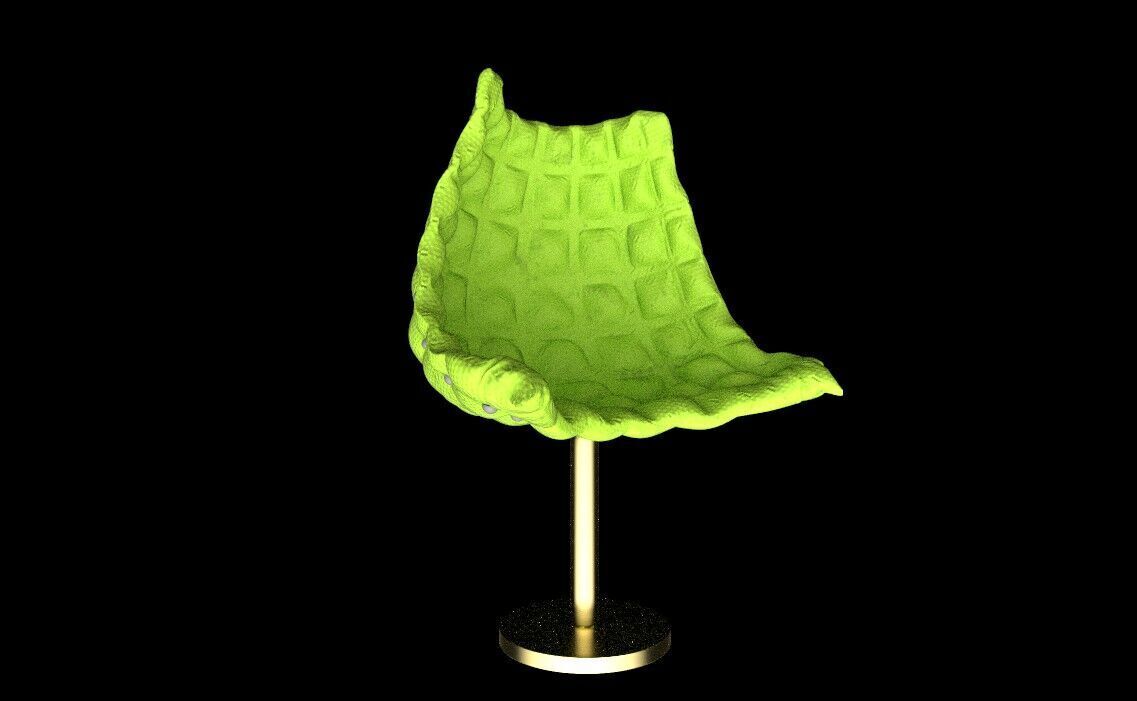 UV Unwrapped Cushion Chair 3D print model_3