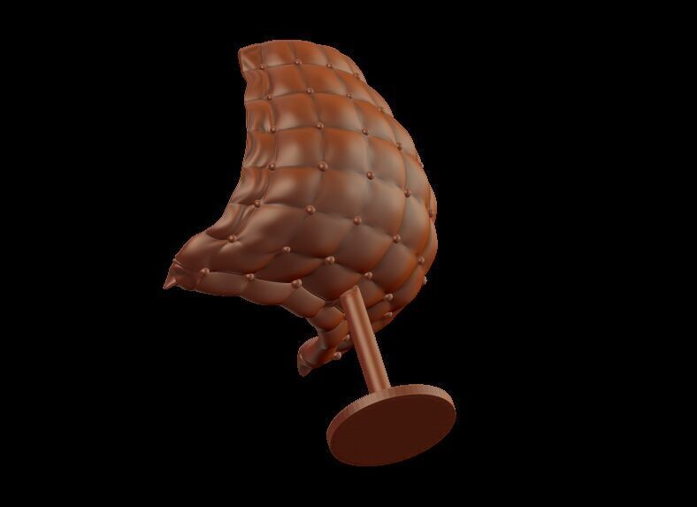 UV Unwrapped Cushion Chair 3D print model_14