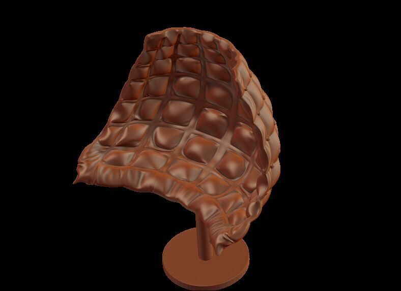 UV Unwrapped Cushion Chair 3D print model_15