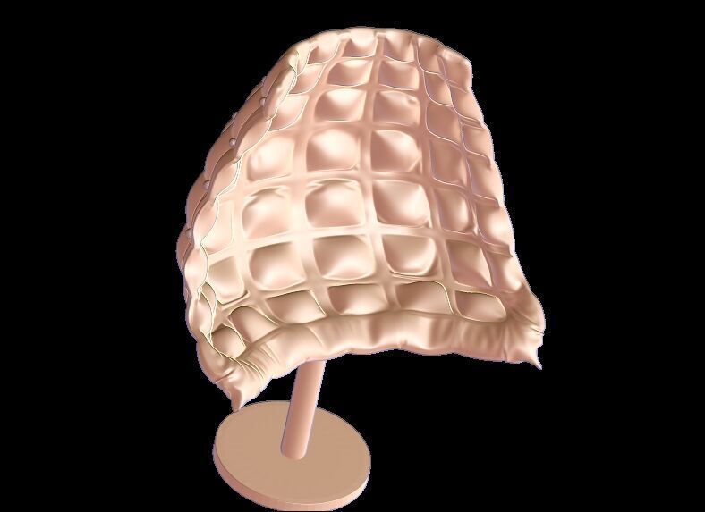 UV Unwrapped Cushion Chair 3D print model_9