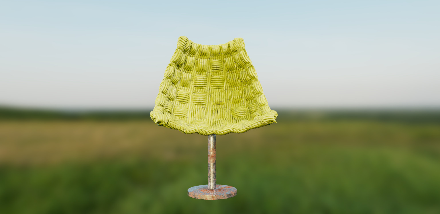 UV Unwrapped Cushion Chair 3D print model_7