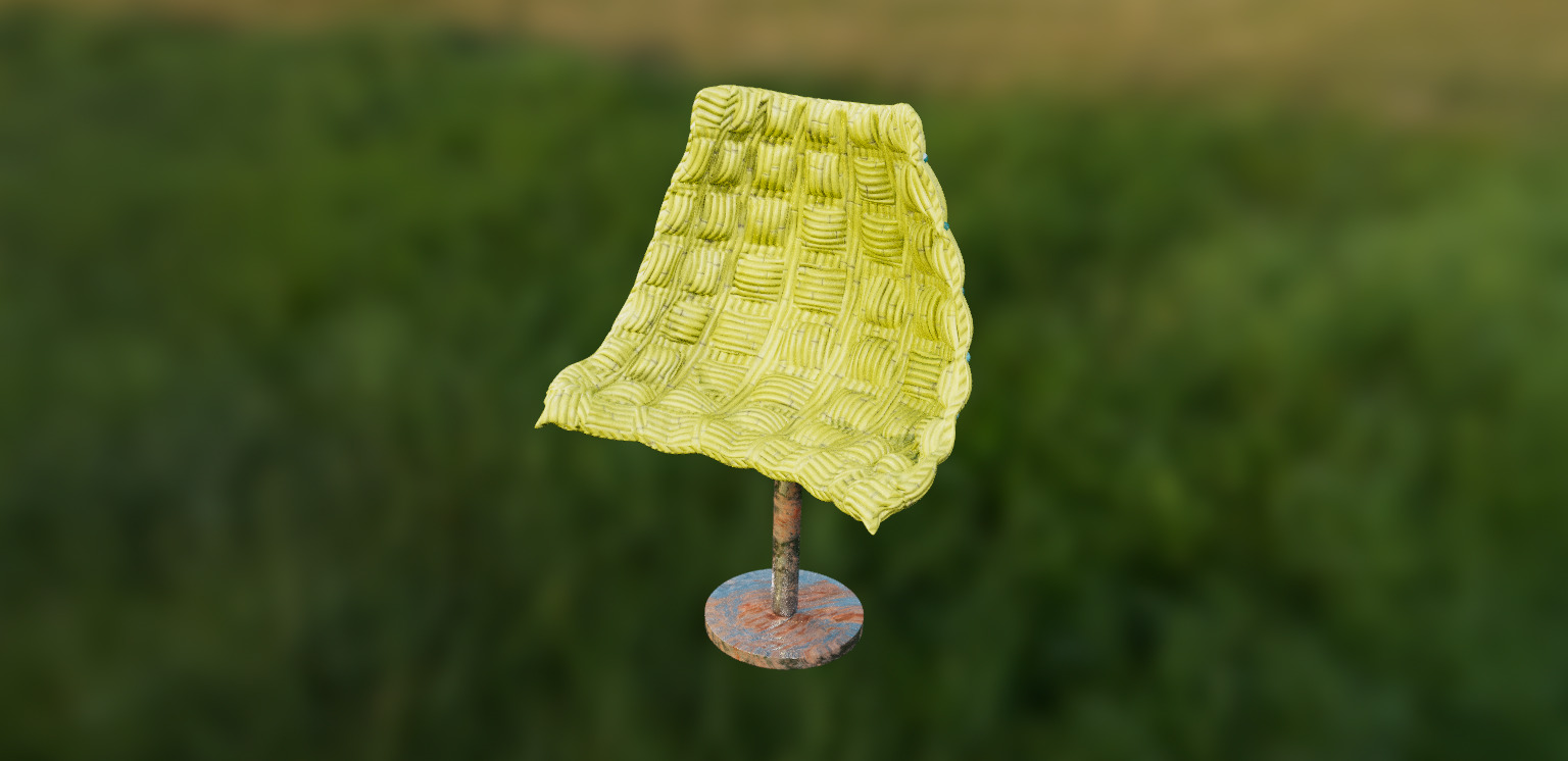 UV Unwrapped Cushion Chair 3D print model_19