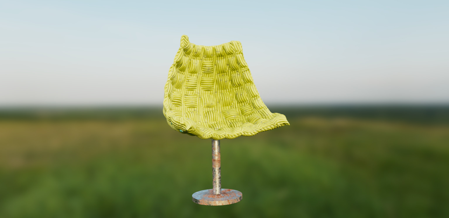 UV Unwrapped Cushion Chair 3D print model_18