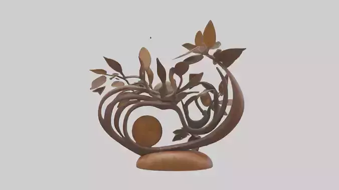 Natures Rhythms sculpture model