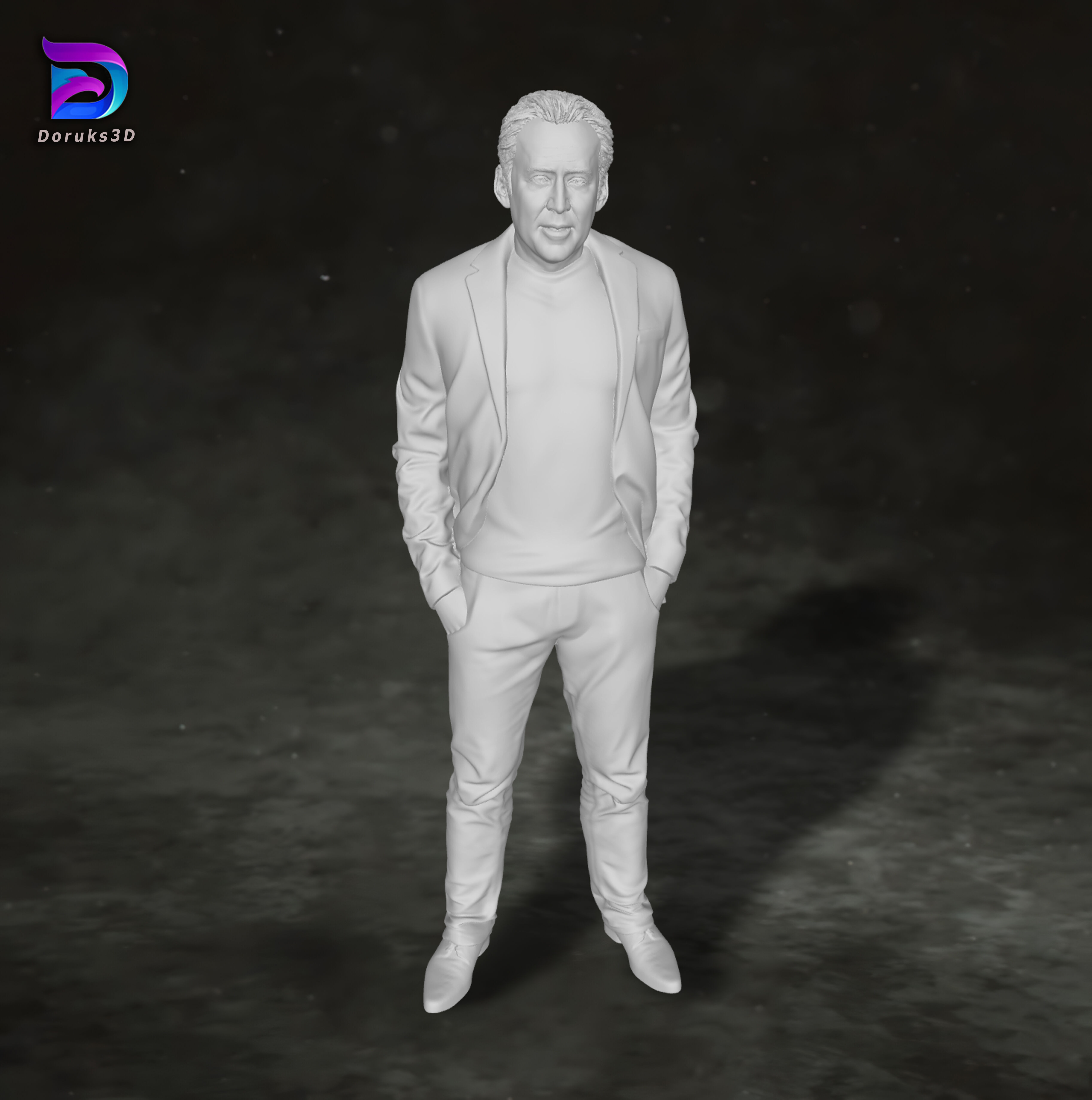 Nicolas Cage Action Figures Custom 3D Print Model 3D print model_8