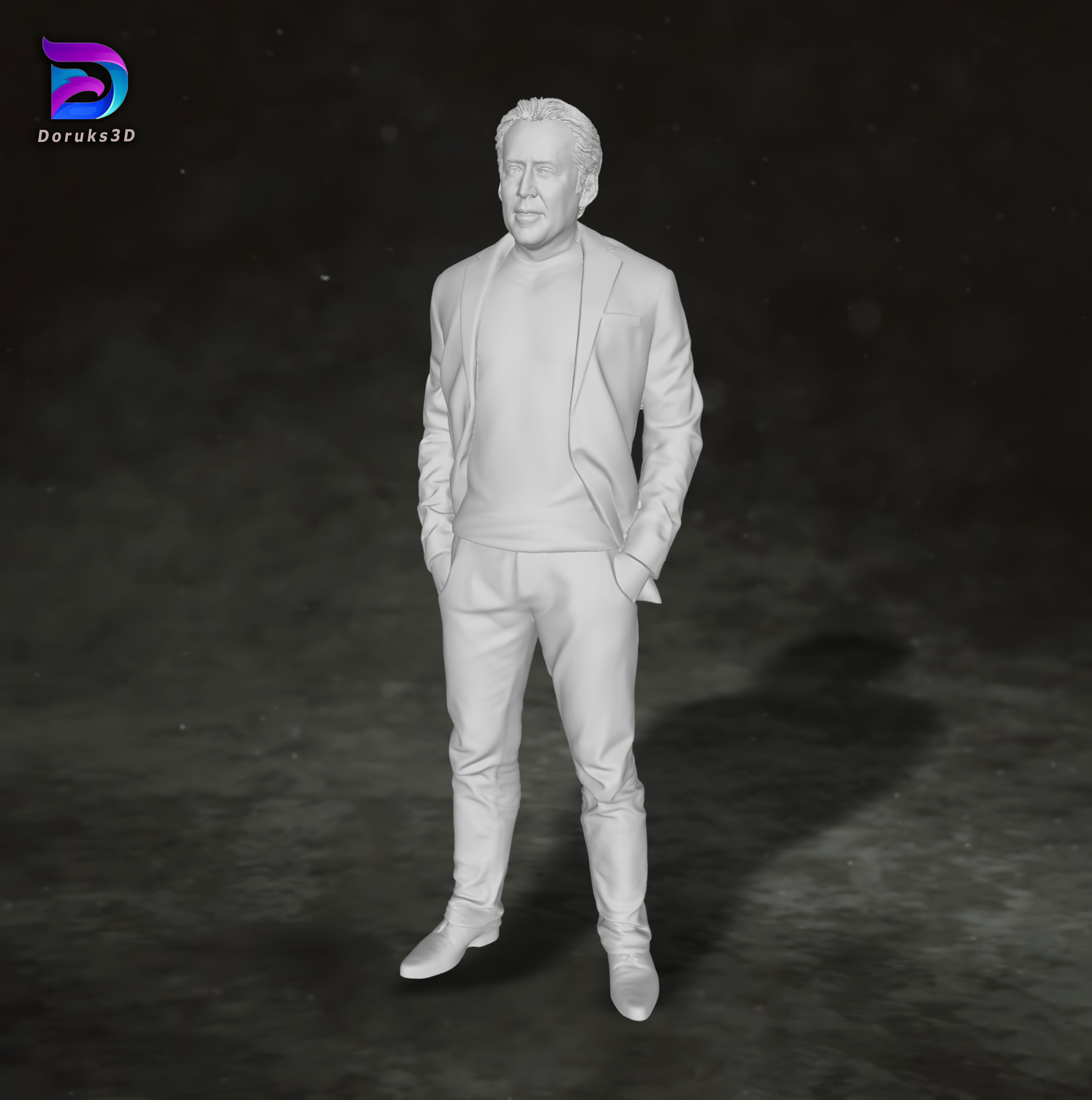 Nicolas Cage Action Figures Custom 3D Print Model 3D print model_9