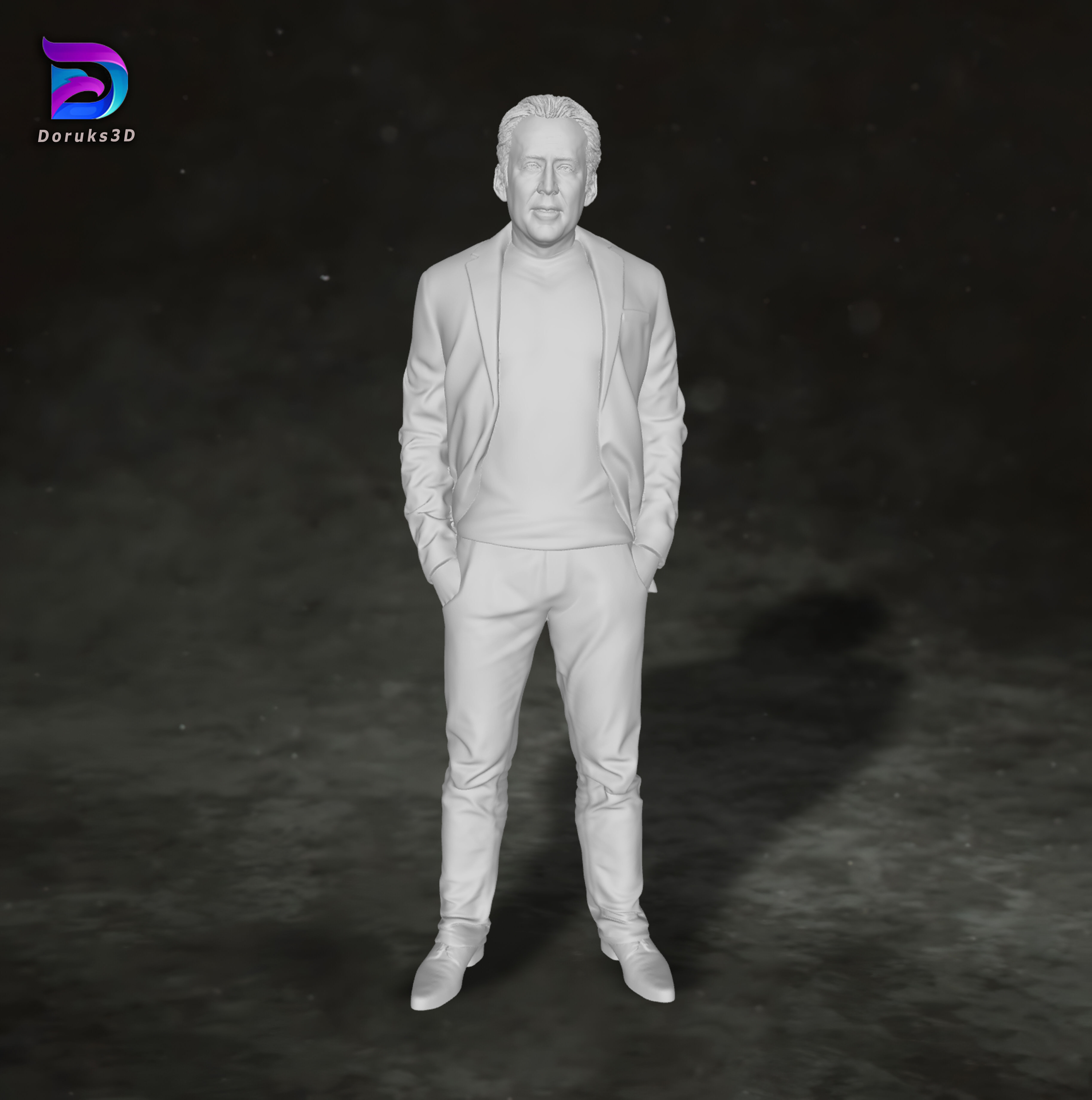 Nicolas Cage Action Figures Custom 3D Print Model 3D print model_12