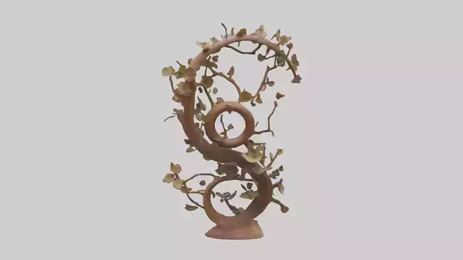 Natures Spiral Sculpture model