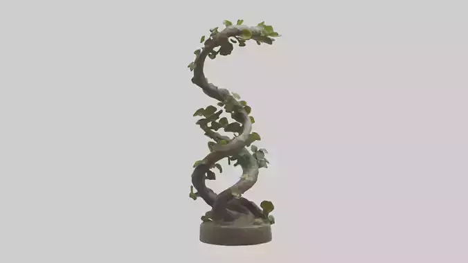 Natures Spiral statue model