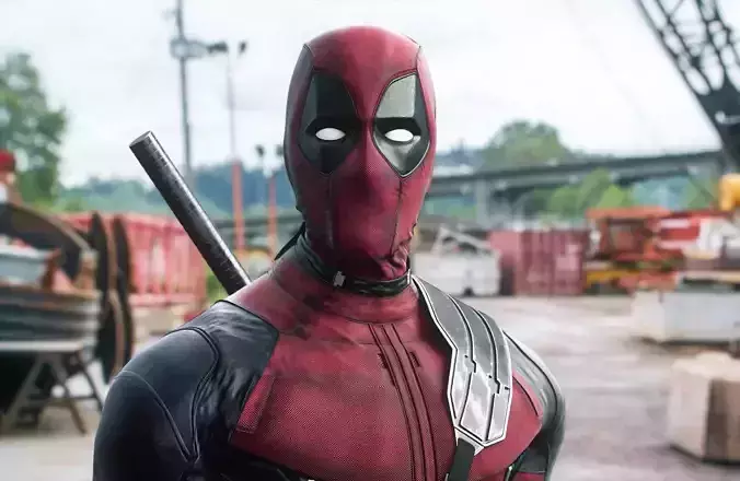 Realistic Deadpool Low-poly 3D Model Low-poly 3D model