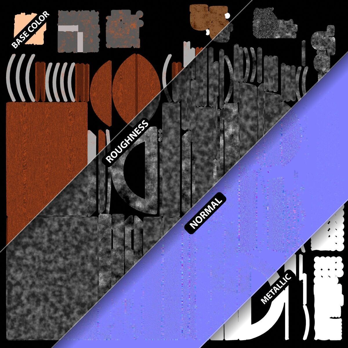 Treasure Chest 3D model_13