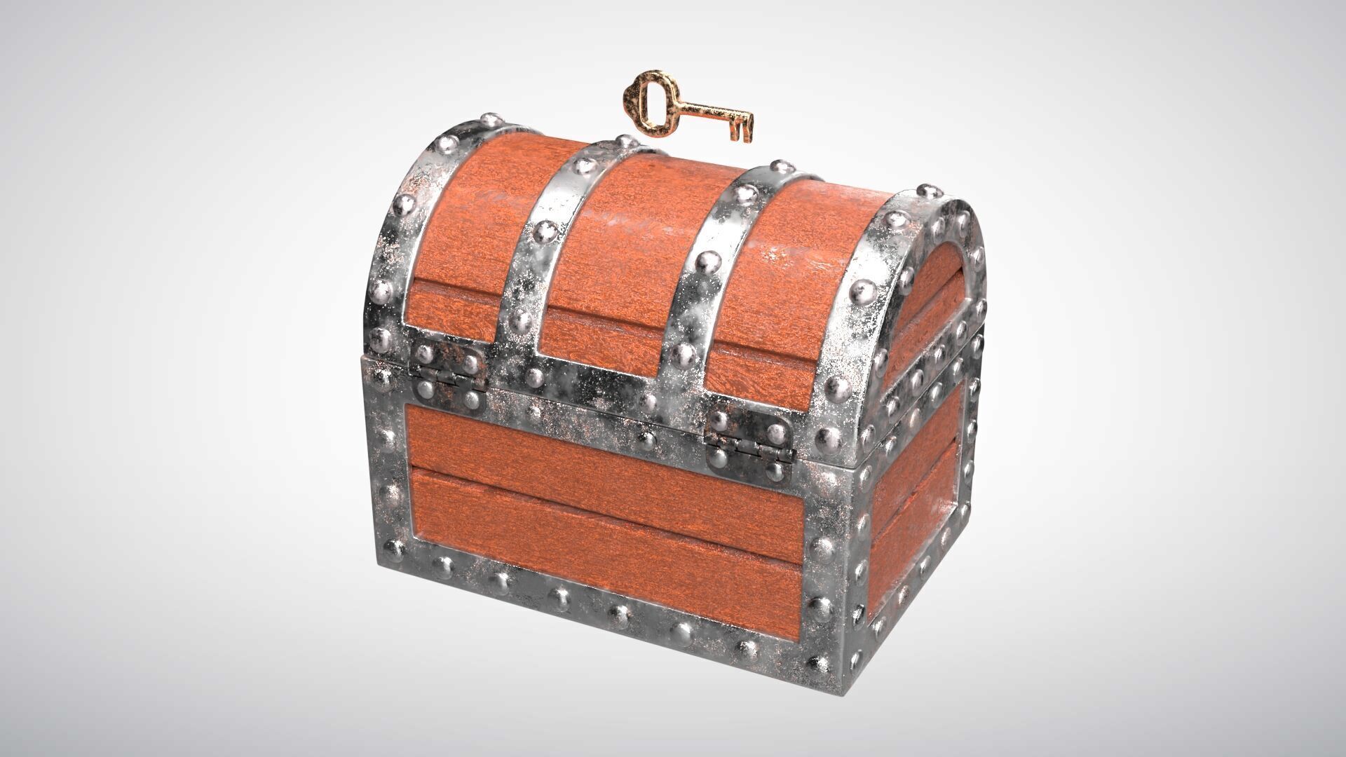 Treasure Chest 3D model_1