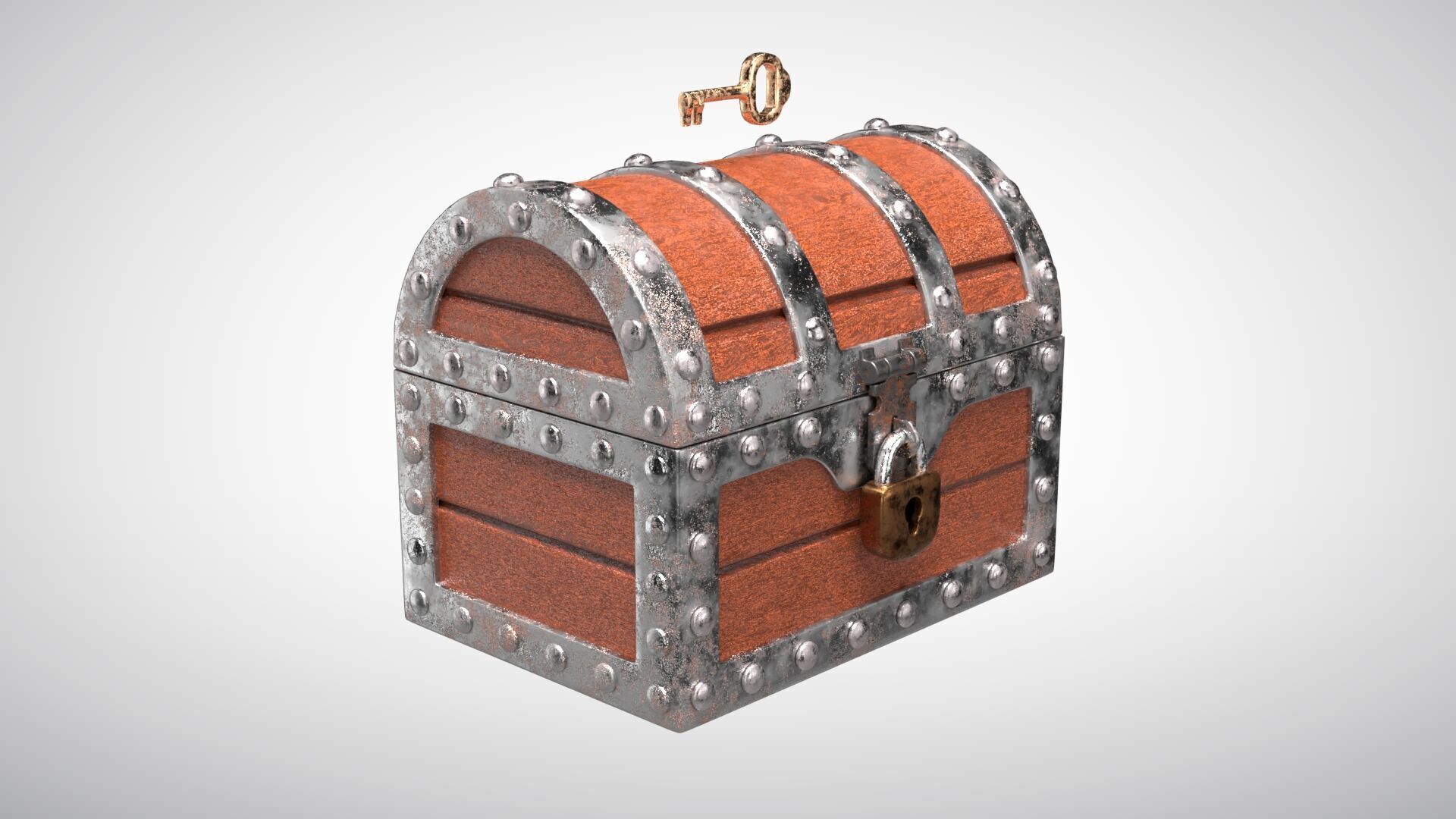 Treasure Chest 3D model_2